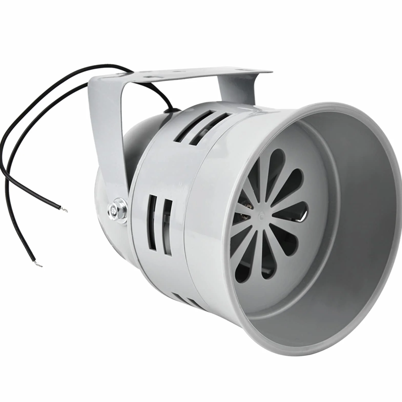 120DB Elektromotor angetriebene Sirene, Mini-Industrie-Elektromotor Hoher Dezibelschutz gegen Diebstahl Daueralarmhorn(AC220V)