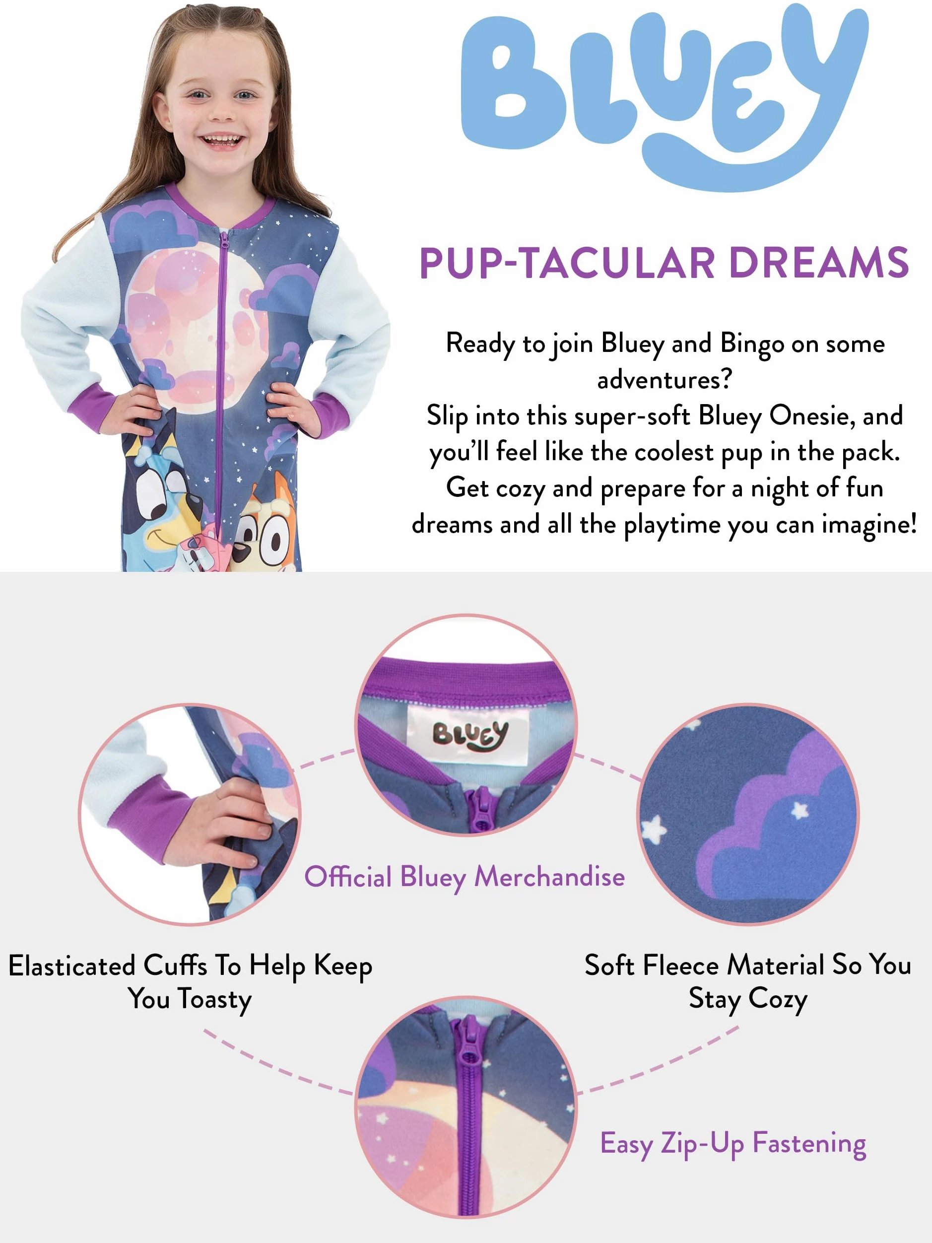 Bluey Dziewczyny Onesie