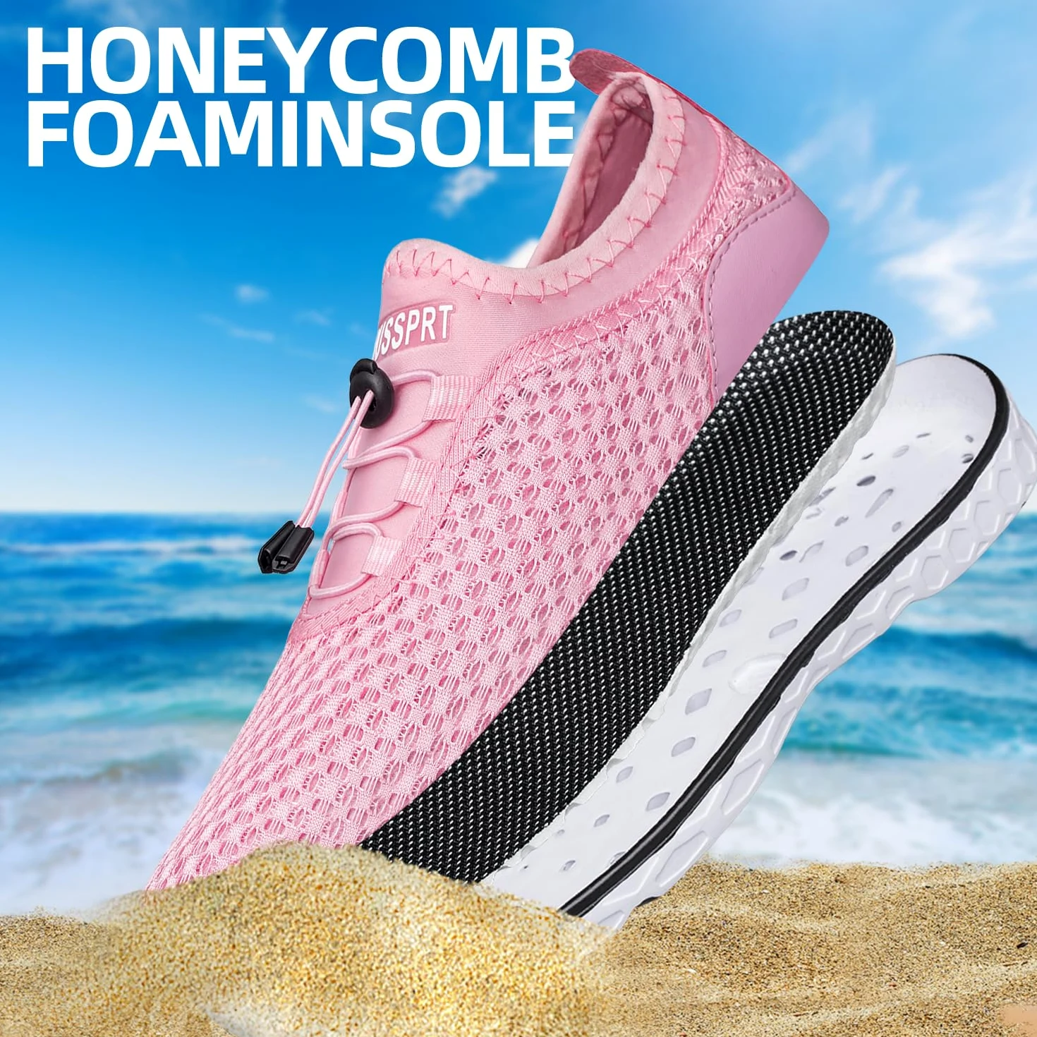 DOUSSPRT Damskie buty wodne Quick Drying Aqua Sneaker Sandały