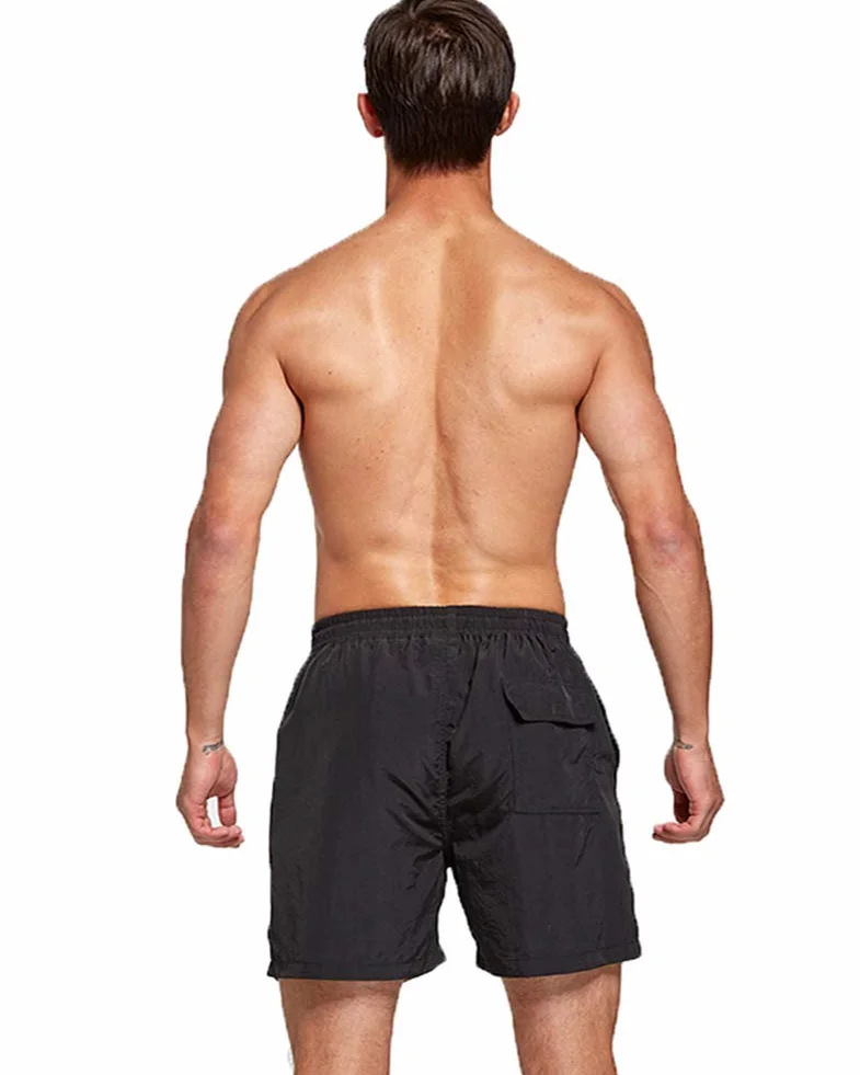 JustSun Kąpielówki męskie, szybkoschnące, z podszewką z siateczki i regulowanym ściągaczem