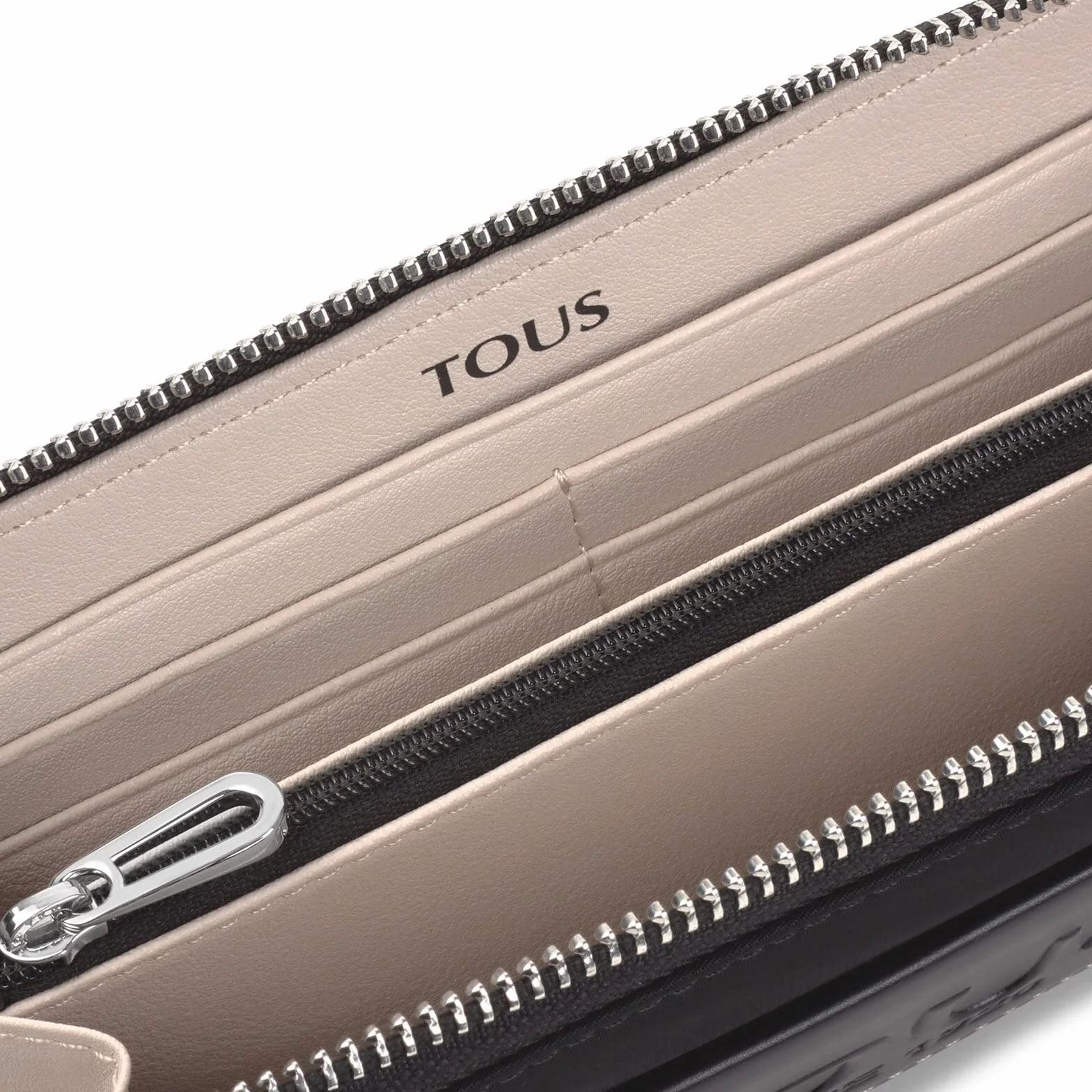 TOUS Portfel Empire Soft średni czarny, s
