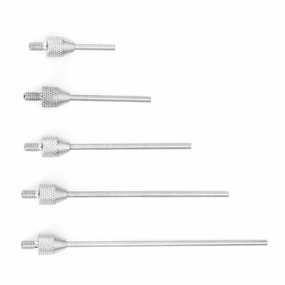 Czujnik zegarowy D1,5mm z głowicą pomiarową i dźwignią sondy, Wskaźnik testowy z tarczą igłową zestaw 5 sztuk, Precyzyjny miernik przemysłowy warsztatowy do pomiarów