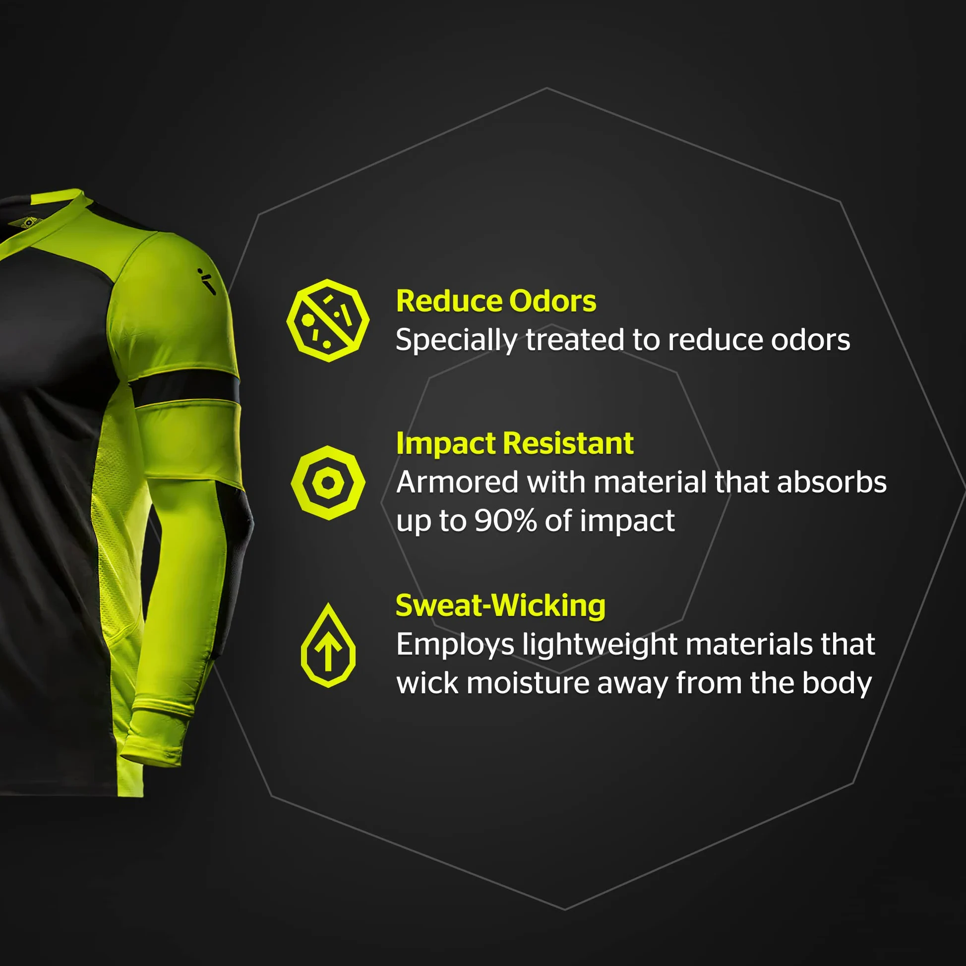 Storelli Unisex-młodzieżowa koszulka gladiator Exoshield 2 Hydra koszulka bramkarska