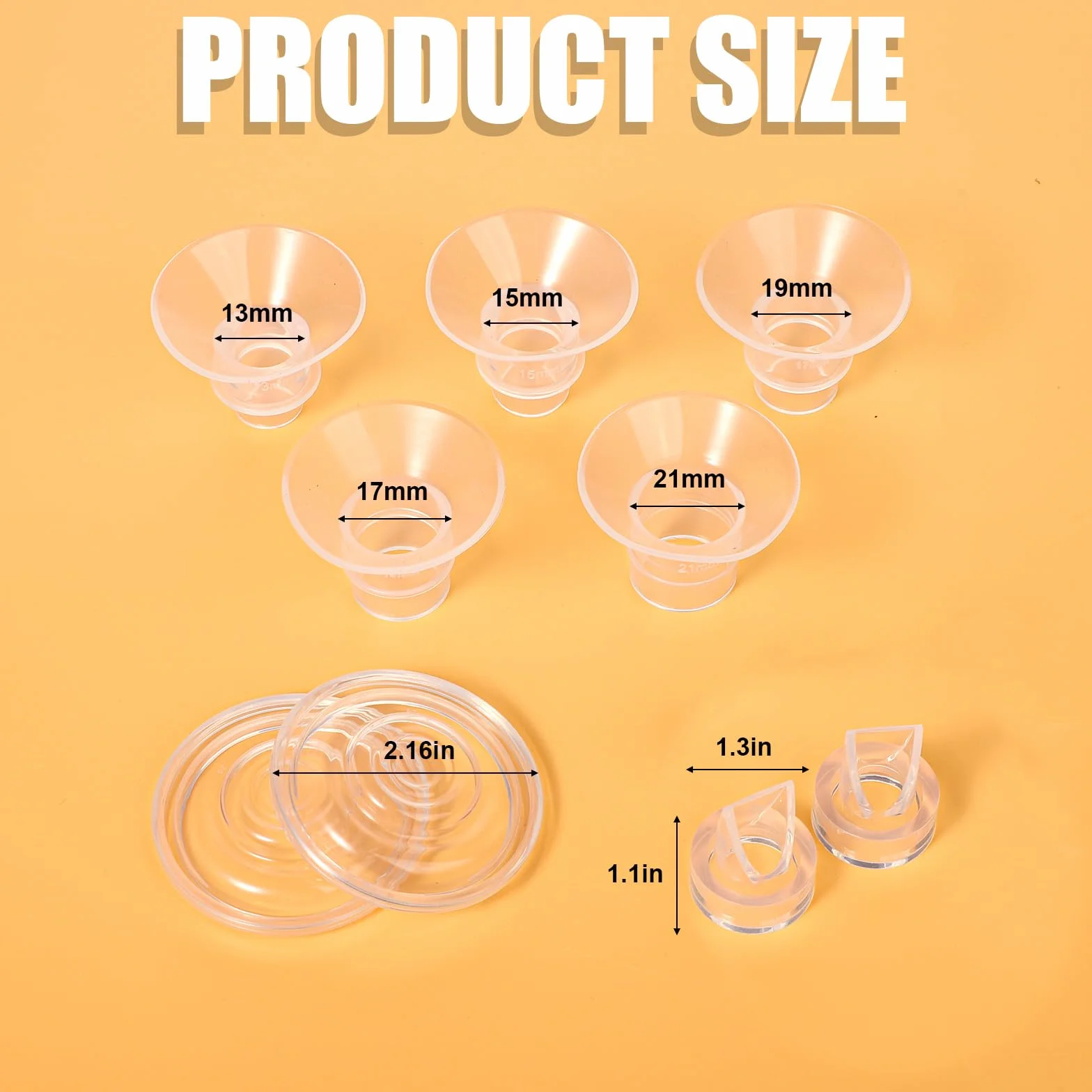 9 Wkladek Kolnierzowych, Silikonowa Wkladka Kolnierzowa Laktatora Poreczne Akcesoria do laktatora Kompatybilne z Laktatorem Momcozy/TSRETE / S9/ S9Pro/S10/S10Pro/S12/S12Pro/S12A/S13/ S15