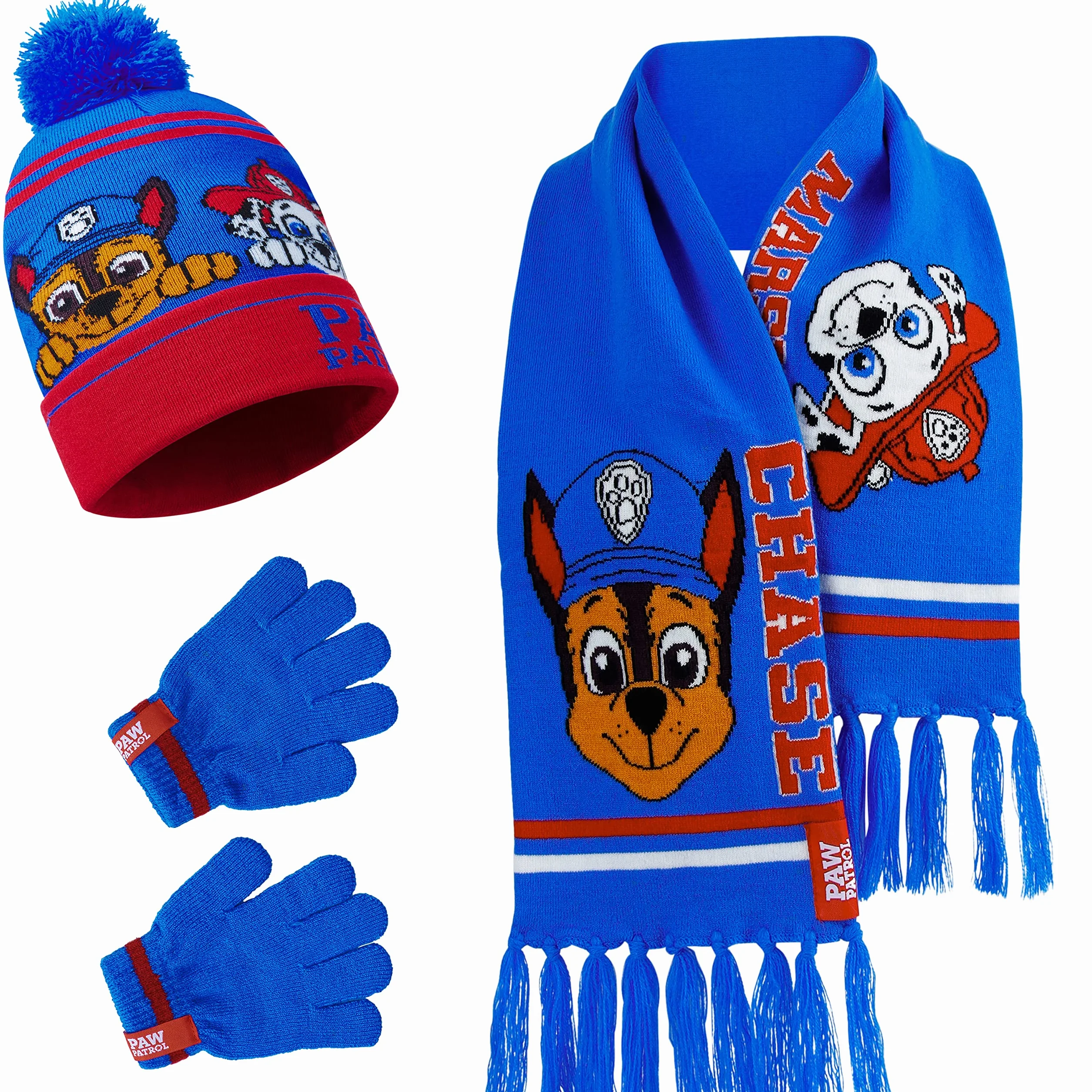 PAW PATROL Chłopięcy zestaw akcesoriów zimowych