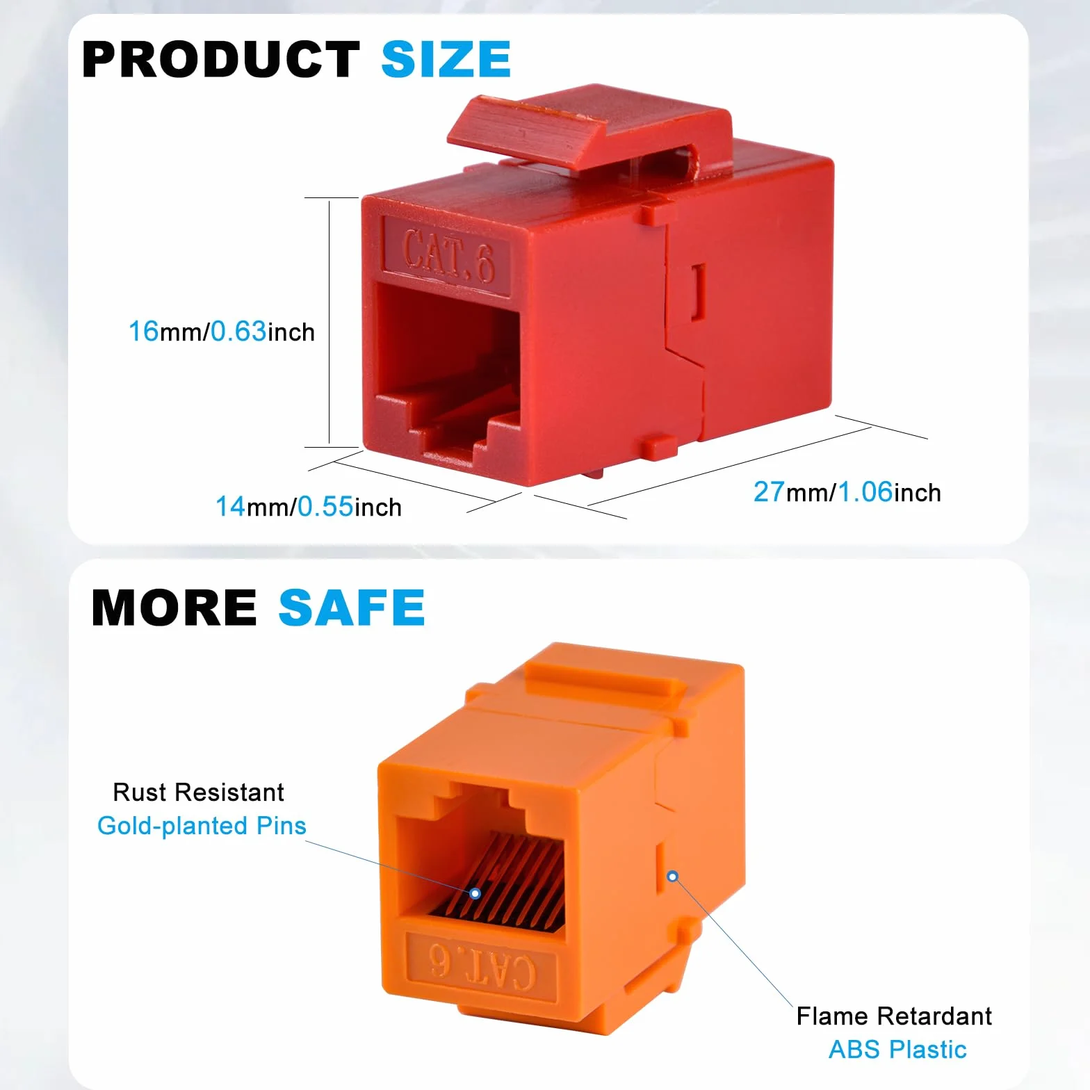 GeeekPi 25.4 cm 0,5U 12-portowy pusty panel krosowy Keystone z wkładką Keystone Cat6 RJ45 do szafek sieciowych DeskPi RackMate T0/T1/T2