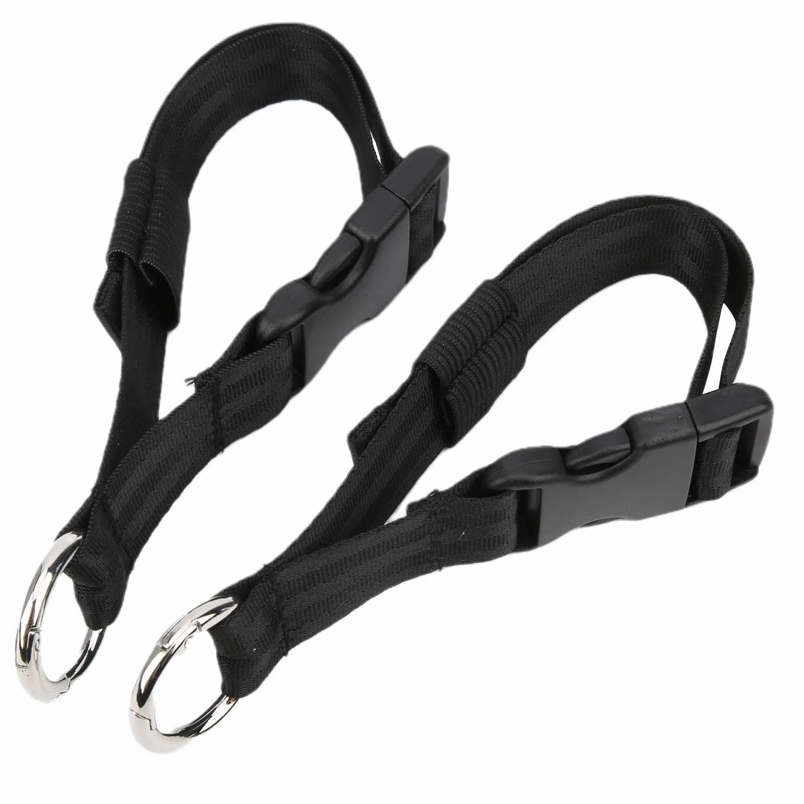 VGEBY Haczyki do wózka dziecięcego 2 szt. uniwersalne wózki dziecięce okrągłe mocne poręczne haczyki klipsy na wózek inwalidzki organizer wieszak na