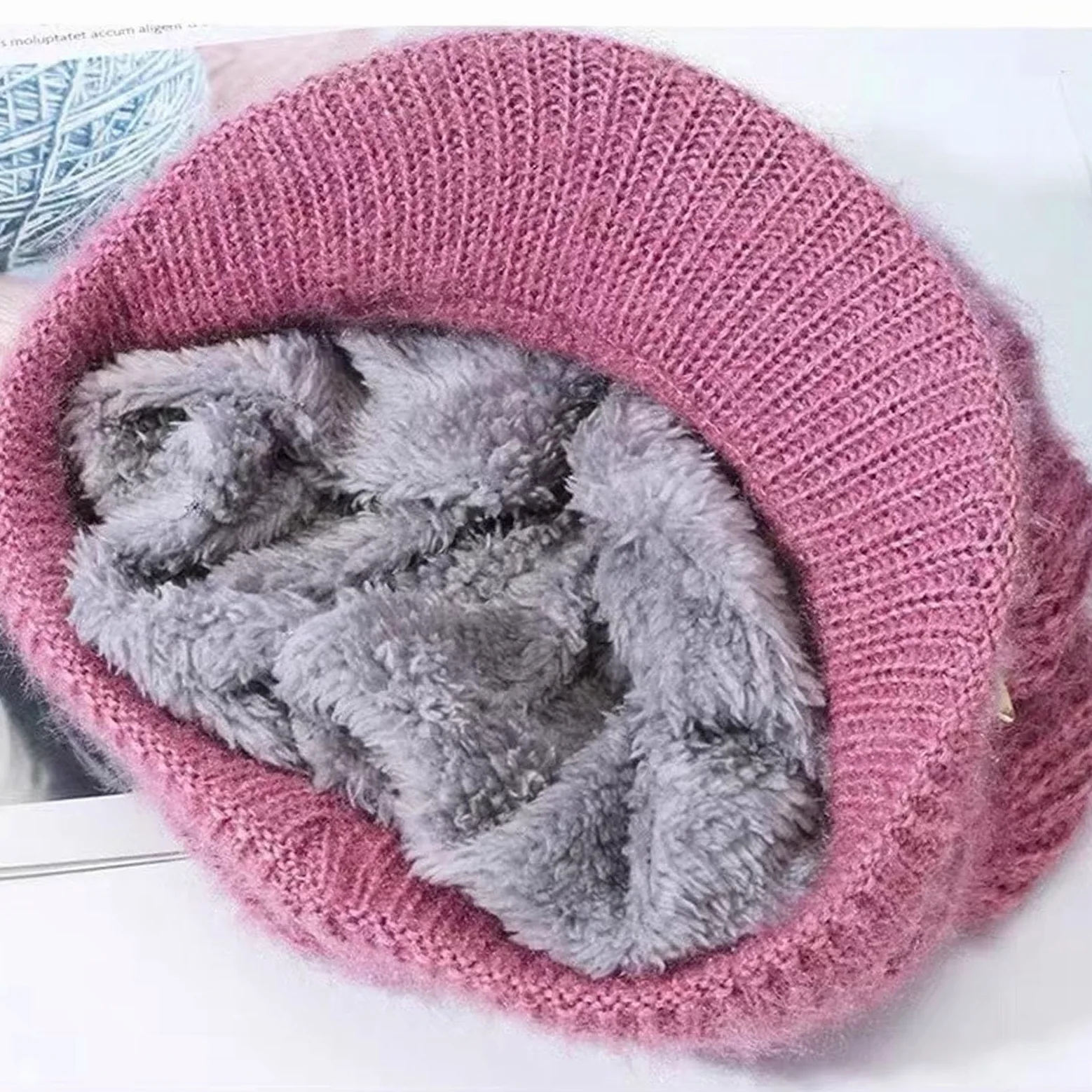 2-pak Dla Mamy W Średnim Wieku, Starsze Kobiety, Starsze Panie, Ciepła, Zimowa Czapka Z Polaru, Czapka Beanie Z Daszkiem, Dzianinowe Czapki Gazeciarza, Śnieg