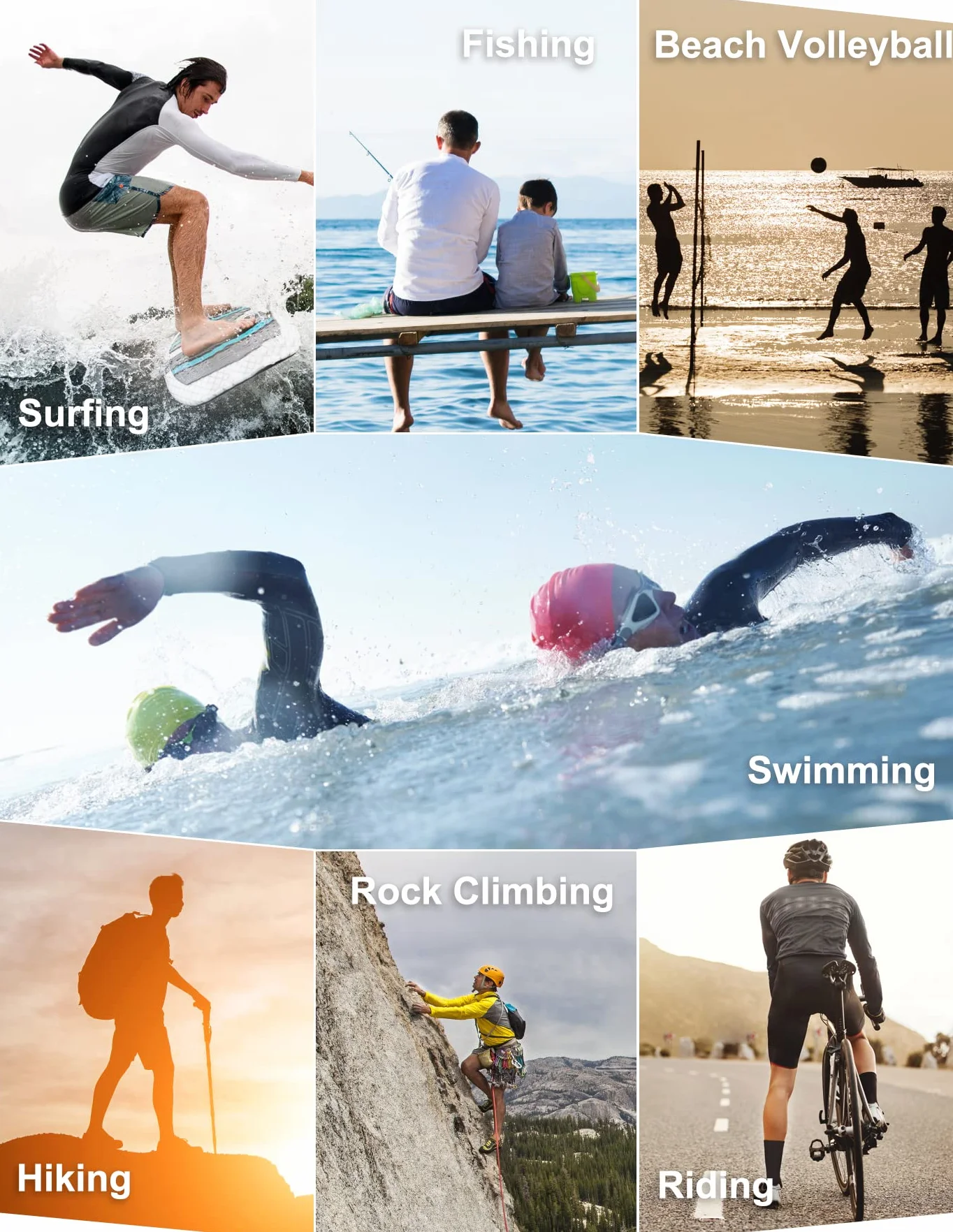 MOCOLY Męska koszulka surfingowa z ochroną UV, wodoszczelna, szybkoschnąca, z długim rękawem, do pływania, surfowania, żeglowania, uprawiania sportu, wędrówek, aktywności na świeżym powietrzu