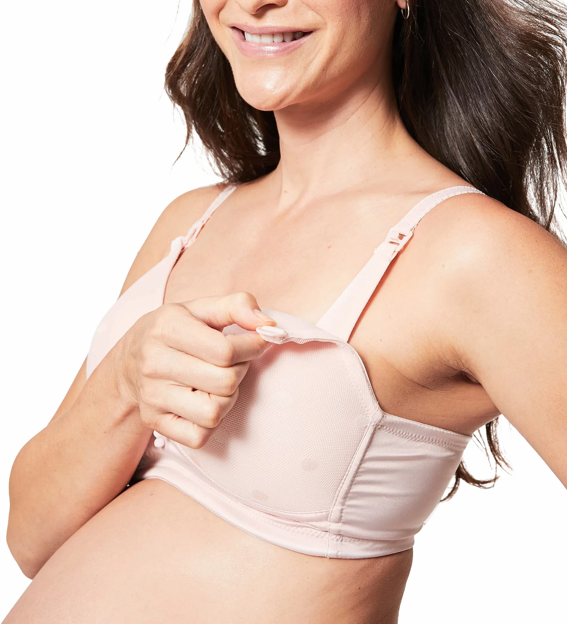 Cake Maternity Biustonosz ciążowy Kobiety Cake Maternity Women's Mousse Padded Non-wire Maternity T-shirt Nursing Bra