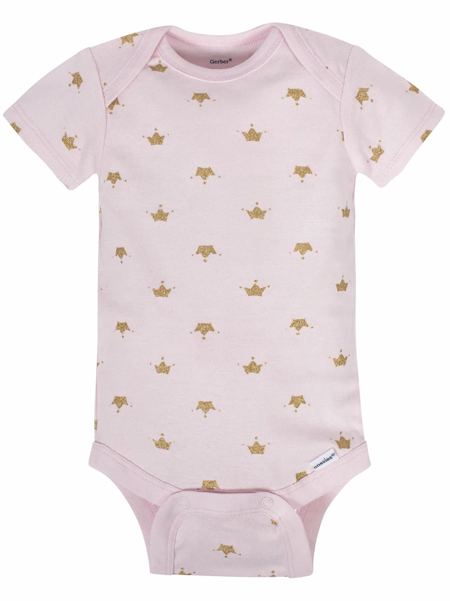 Gerber Baby Girl's 8-Pack Short Sleeve Onesies Bodysuits