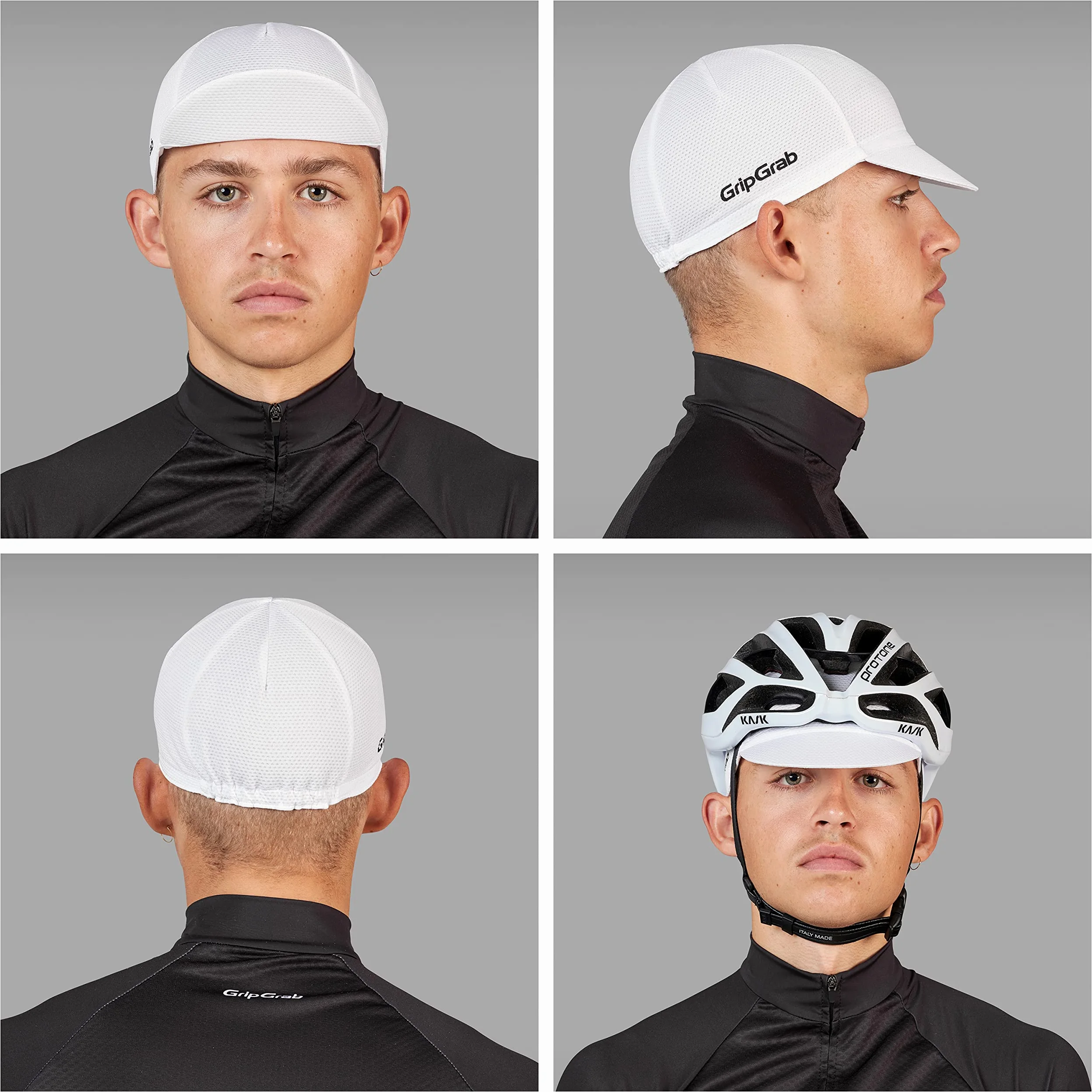 GripGrab Lekka czapka na lato Cycling Cap ochrona przed promieniowaniem UV kask rowerowy czapka retro kolarstwo siatka ochrona przed muchami czapka rowerowa