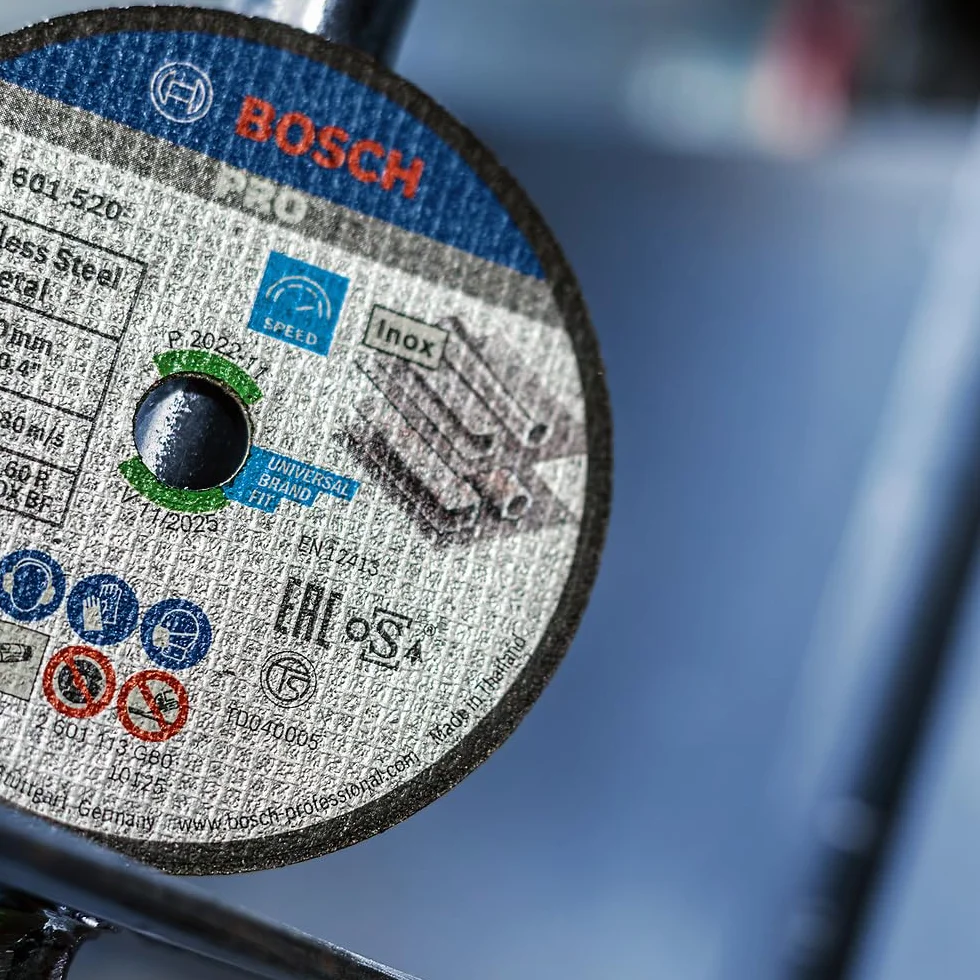 Bosch Accessories 5 sztuk ściernic Expert for Inox (do stali szlachetnej, 76 x 10 x 1 mm, akcesoria do szlifierki kątowej)