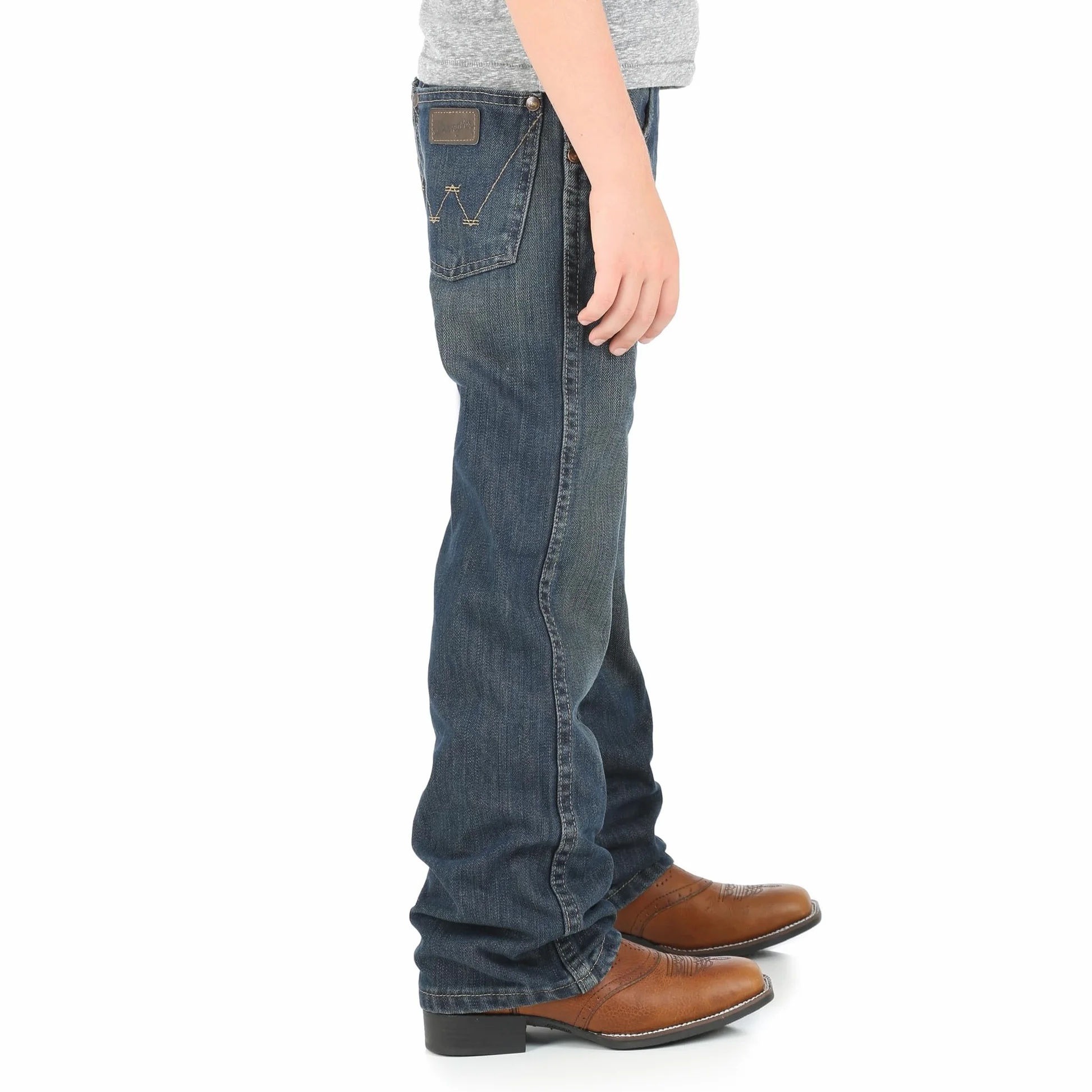 Wrangler Brt20ns - Retro Relaxed Fit Boot Cut Jeans Chłopcy