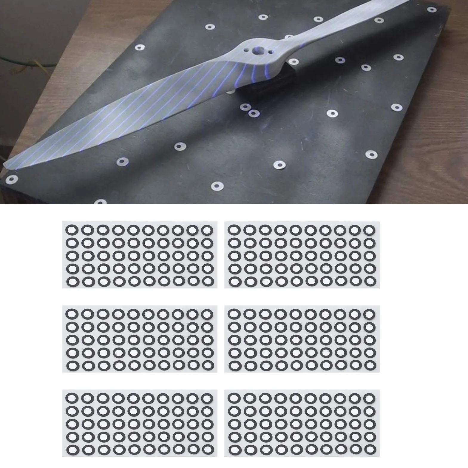 1000 szt. Marker do Skanowania 3D 6,0 Mm, Znacznik Odbicia Rozproszonego o Wysokim Współczynniku Odbicia i Silnej Przyczepności, Cele Pozycjonujące w Kolorze Czarnym do Skanera