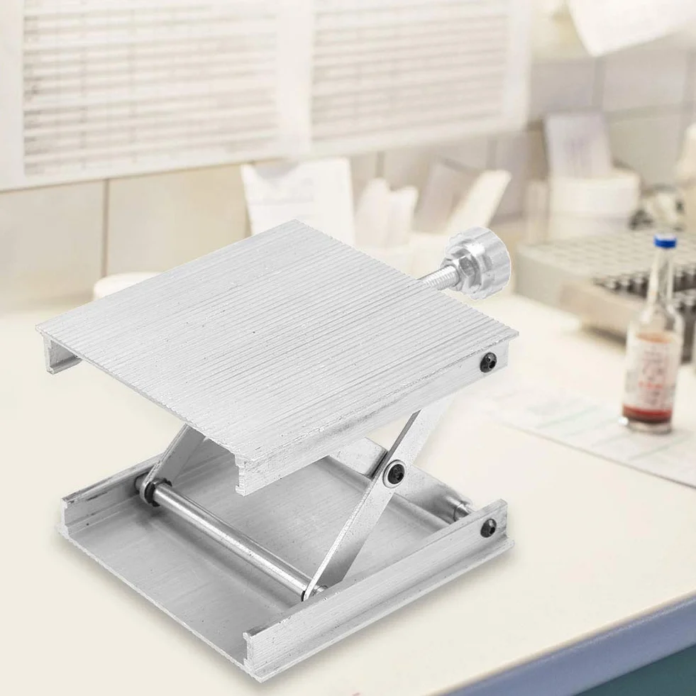 Podnośnik, Podnośnik Laboratoryjny 90 * 90 Mm Uniwersalny Poziomica Laserowa Regulowany Stojak Podnoszący 90 Mm, Odpowiedni Jako Narzędzie do Pomiarów Pomocniczych