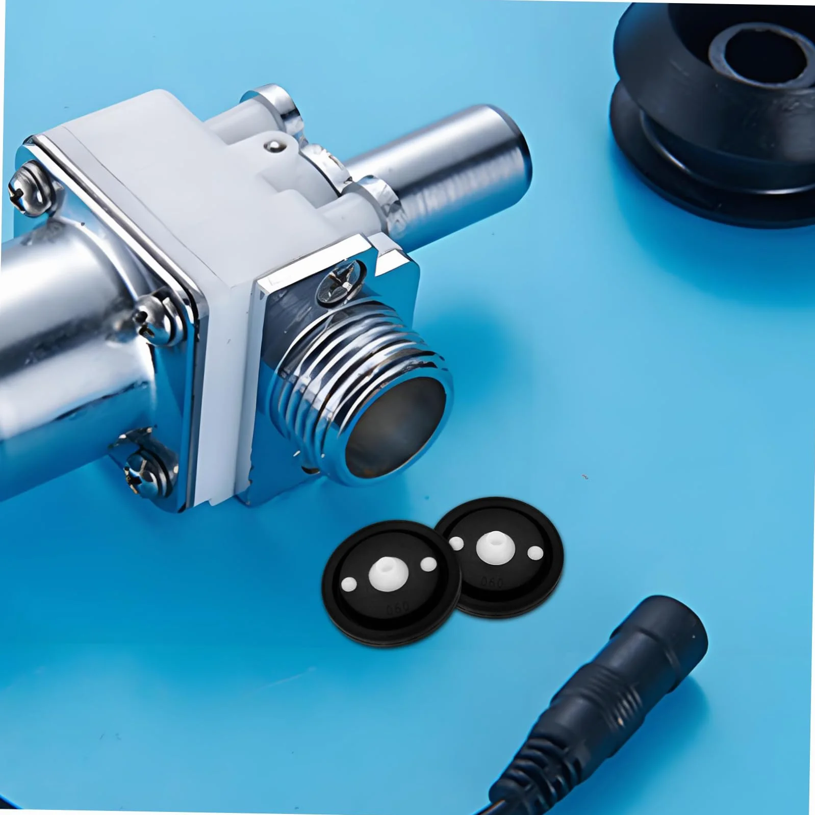 4kawałki Wymienna Membrana Do Zaworu Solenoidowego Uszelka Do Systemów Zasilania Wodą Łatwa Instalacji Zapobiegająca Przeciekom Uniwersalne Zastosowanie