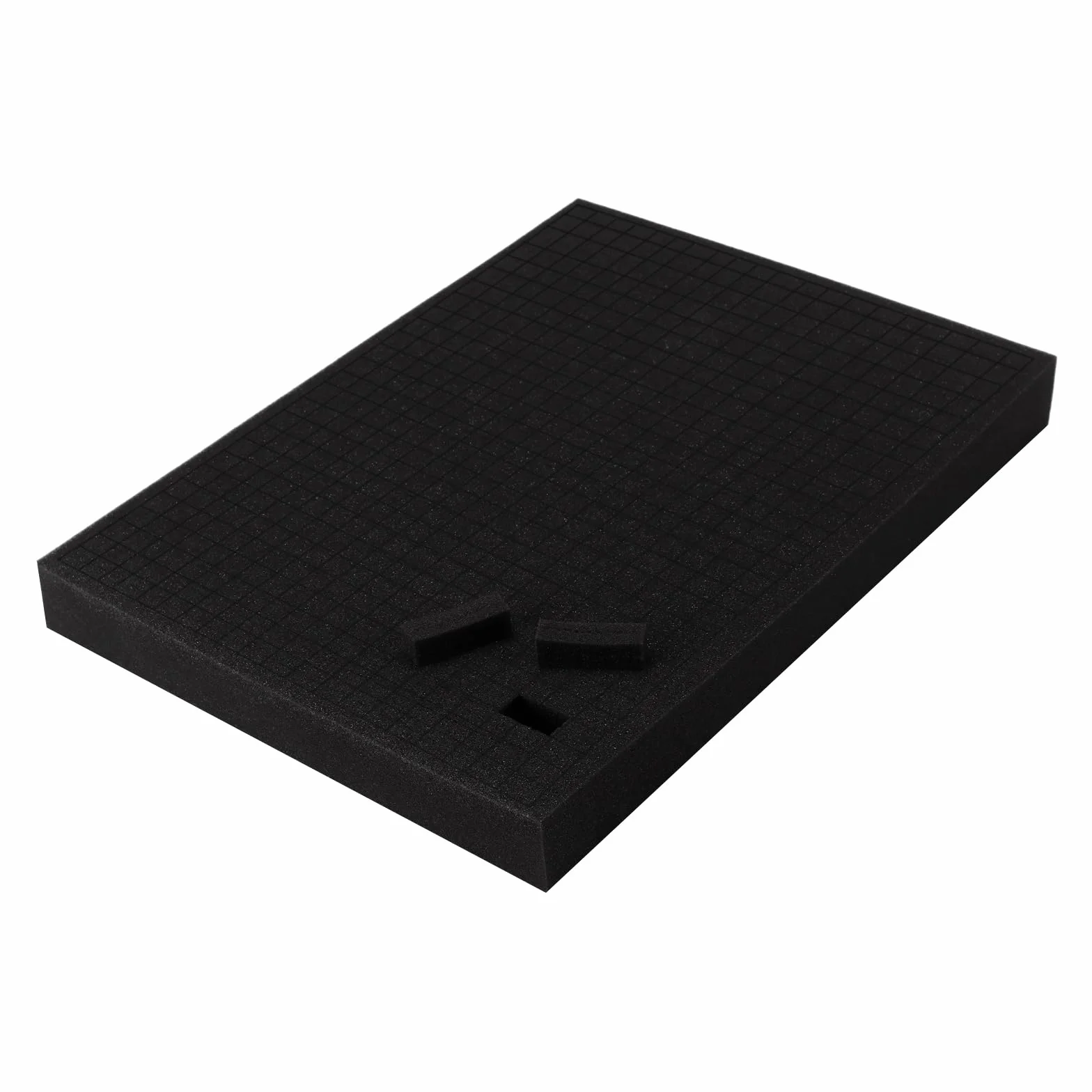 Pianka w kostce, 5 sztuk, 405 x 305 mm (2 sztuki x 5 cm + 3 sztuki x 2,5 cm grubo?ci) – pianka rastrowa do walizki na narz?dzia/walizki na aparat, odporna na uderzenia wk?adka do walizki, mo?liwo??
