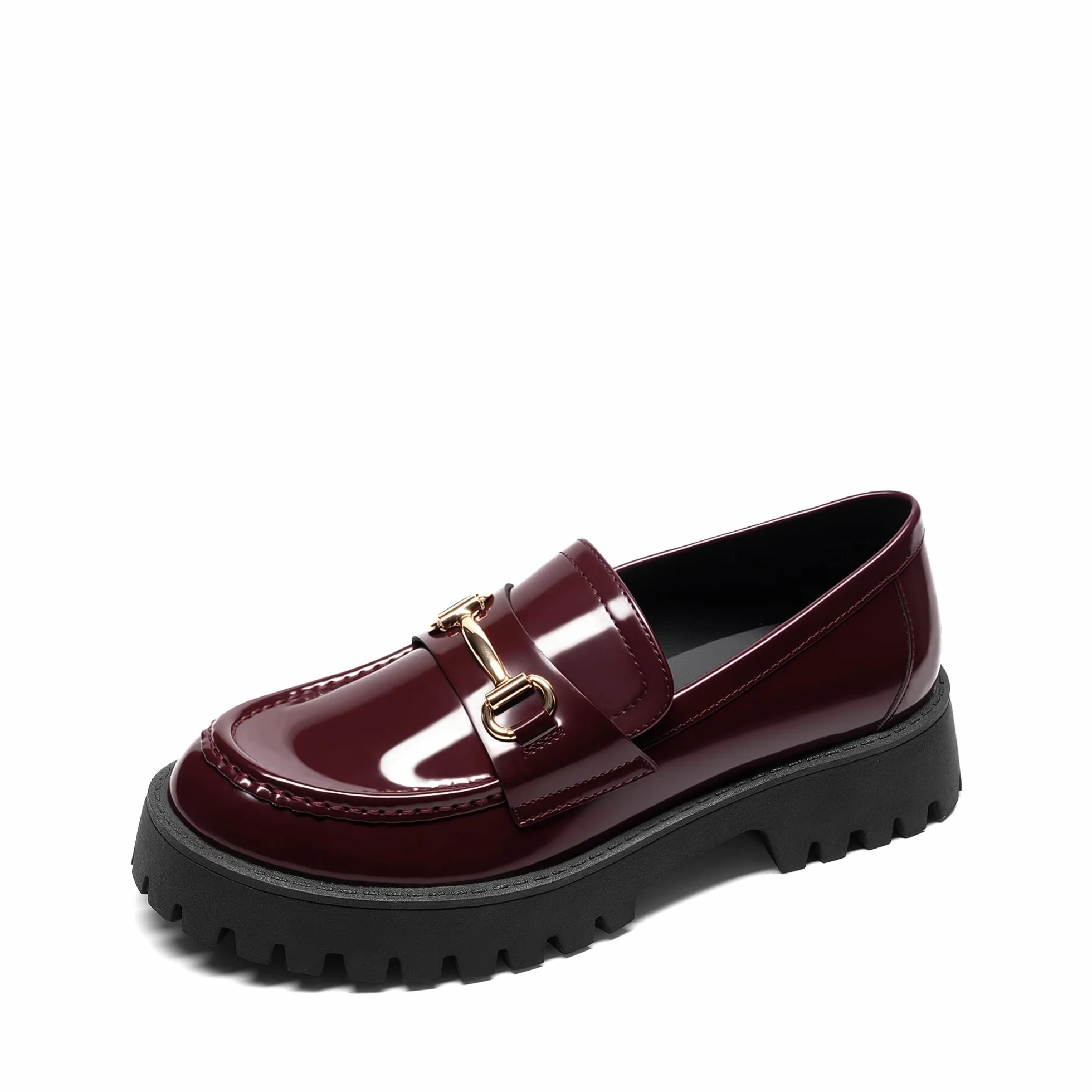 DREAM PAIRS Mokasyny damskie Platforma Grube Penny Loafer Slip On Eleganckie buty biznesowe