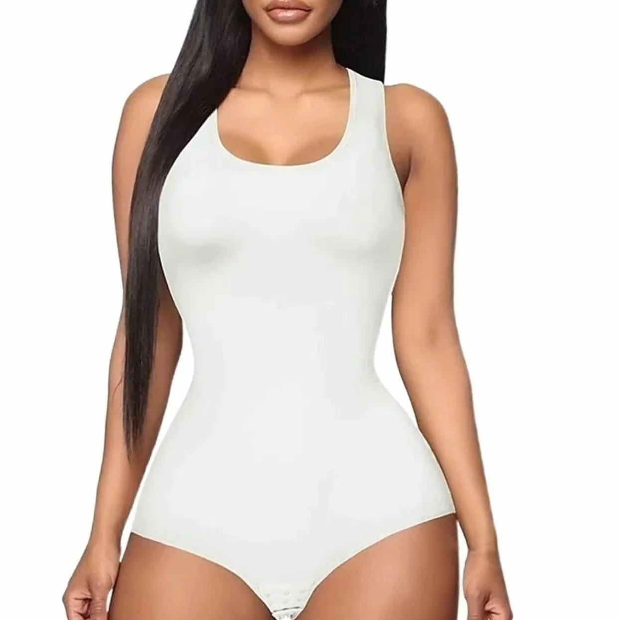 QHQQXN Odzież modelująca dla kobiet Body wyszczuplają brzuch Bezszwowe body wyszczuplają talię