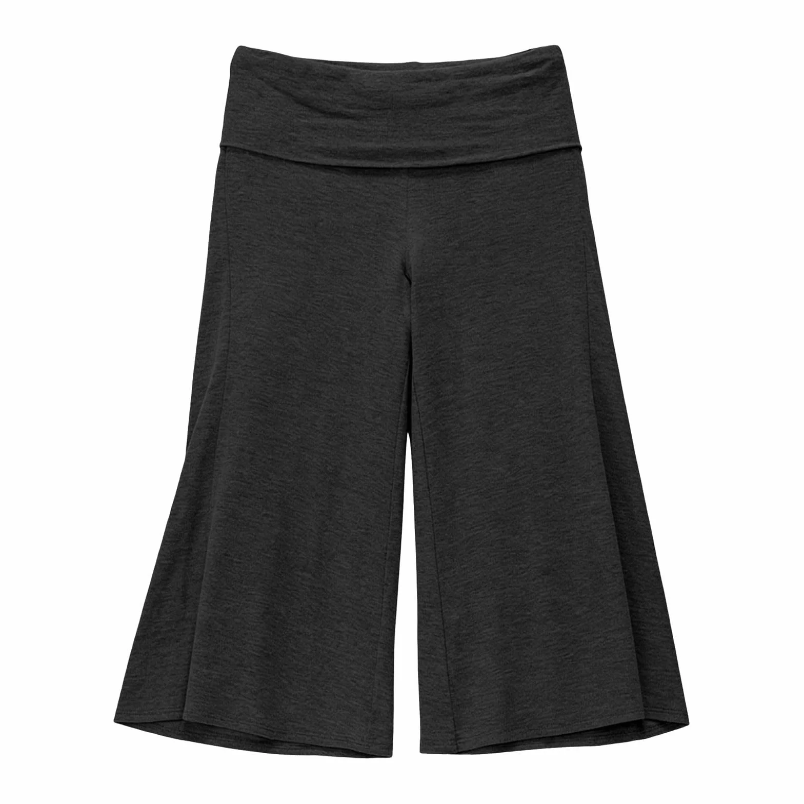 Gaucho spodnie damskie składane przycięte spodnie capri rozciągliwe niski stan szerokie nogawki joga palazzo zwiewne spodnie culotte casual luźne spodnie capri