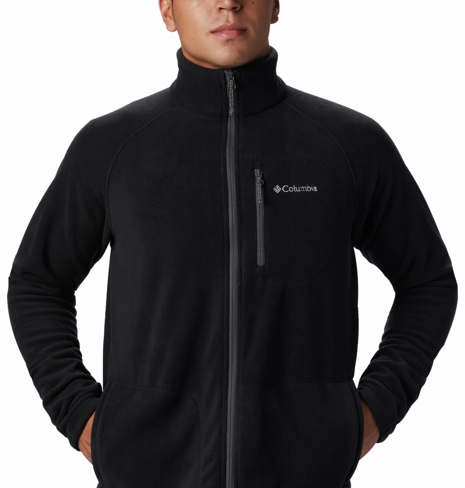 Columbia Fast Trek 2 Full Zip Fleece, Kurtka polarowa Mężczyźni, Black, XXL