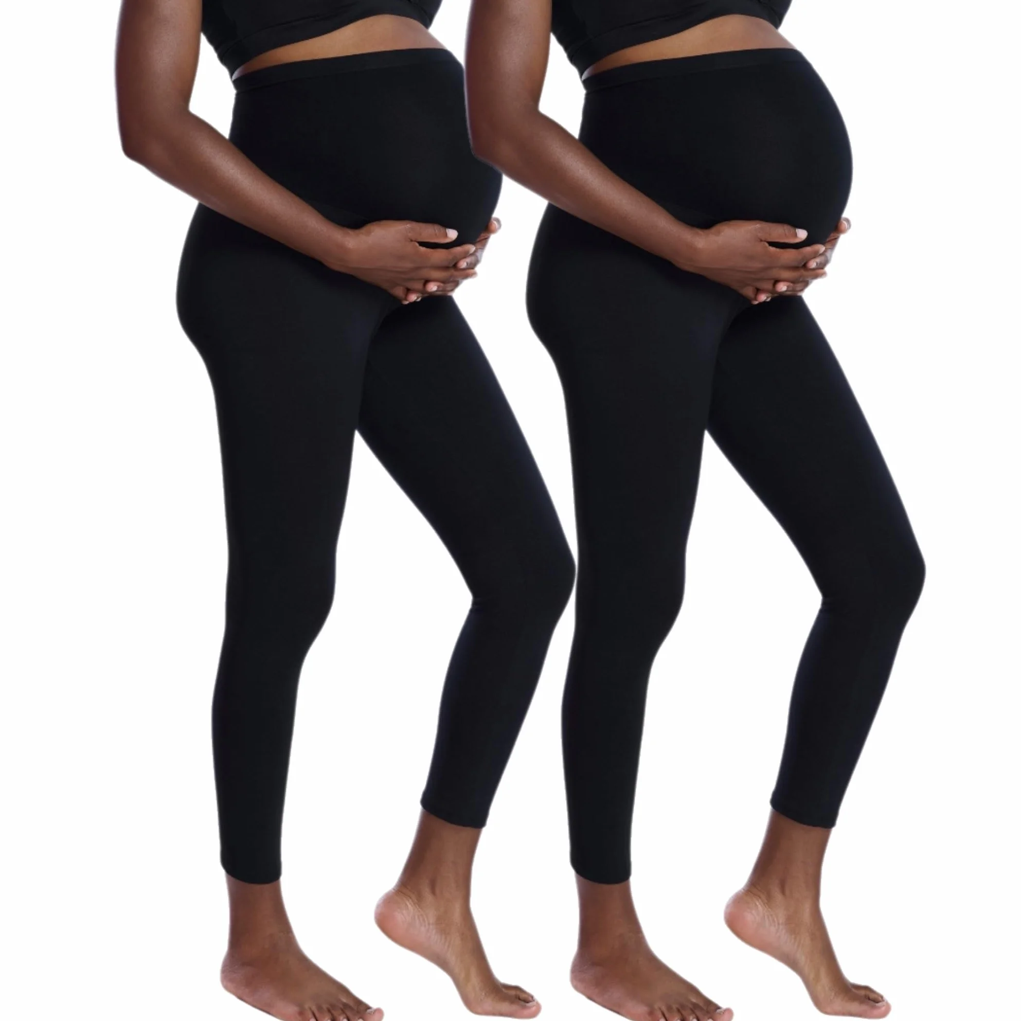 Motherhood Maternity Legginsy Z Tajnym Dopasowaniem, Rozciągliwe, Pełna Długość - Leginsy Kobiety