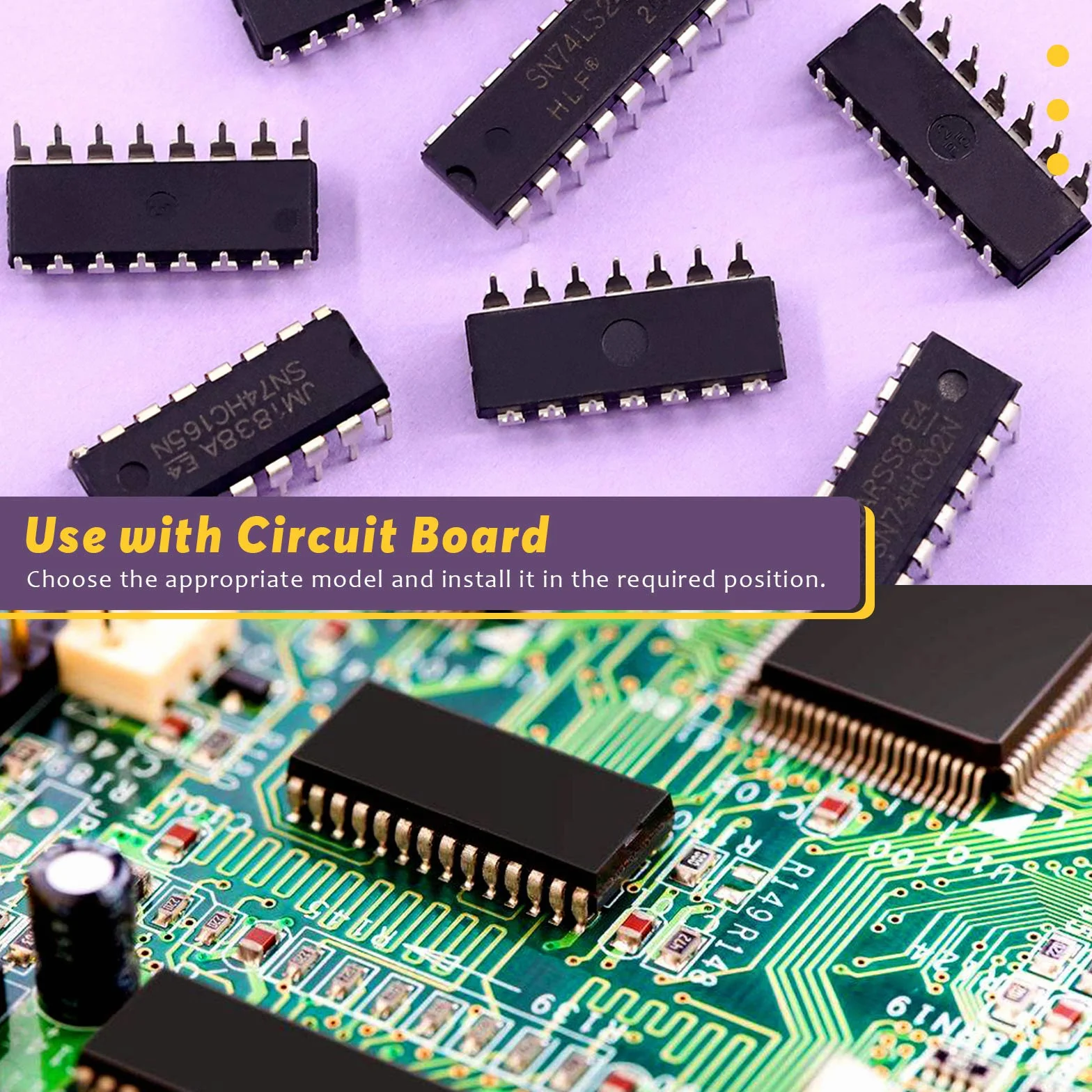 Swpeet Zestaw 40 sztuk w 20 różnych typach serii 74HCxx i 74LSxx Logic IC z pojemnikiem, rejestry wydania serii Schottky Logic do chipów