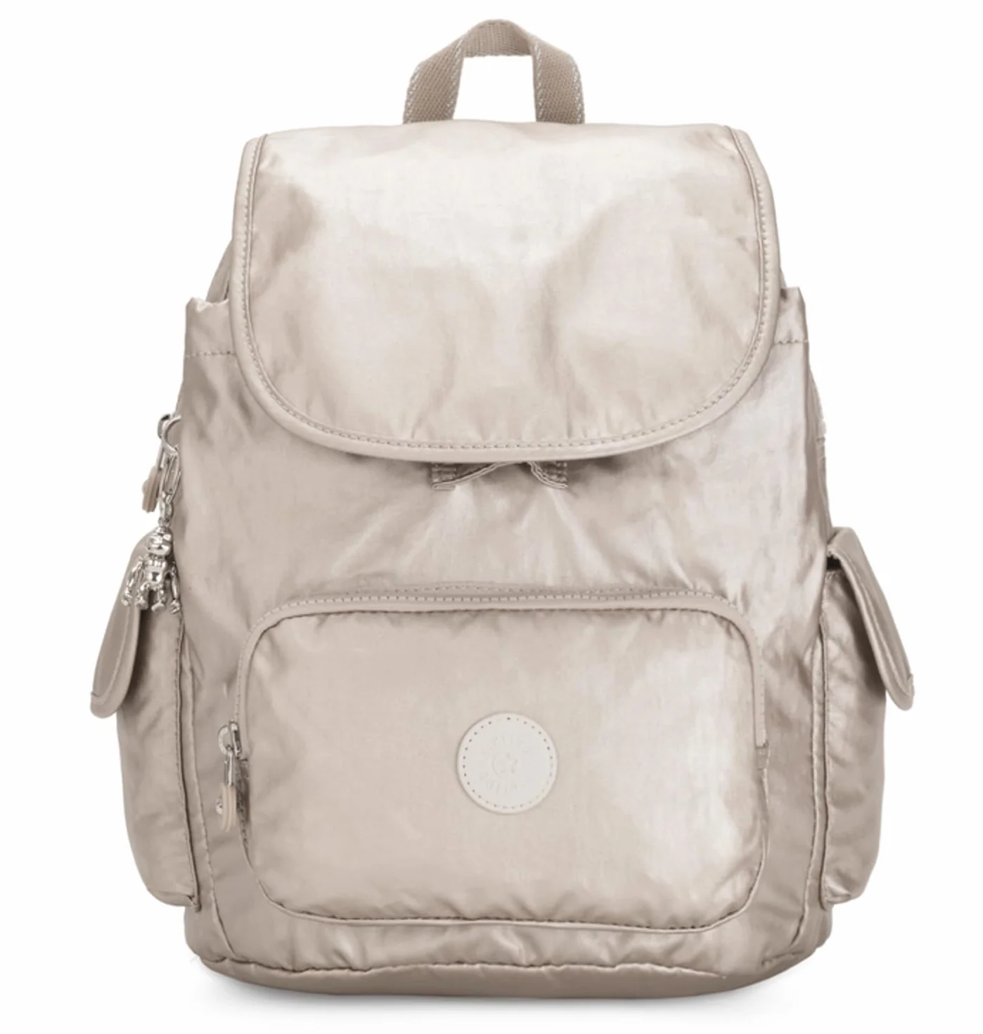 Kipling CITY PACK S Mały plecak, Metallic Glow (Srebrny)