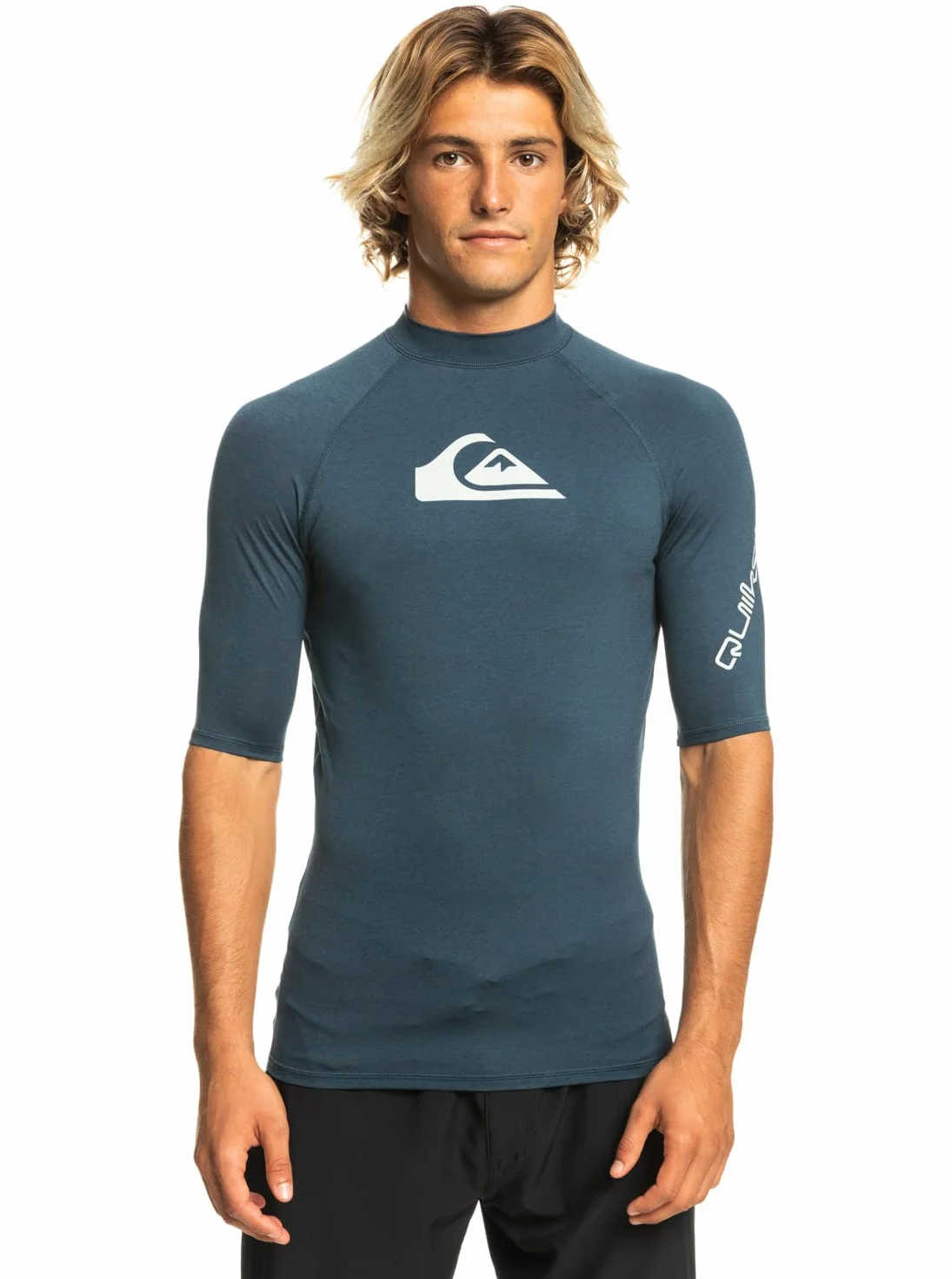 Quiksilver All Time - Kamizelka Rash UPF 50 z krótkim rękawem dla mężczyzn