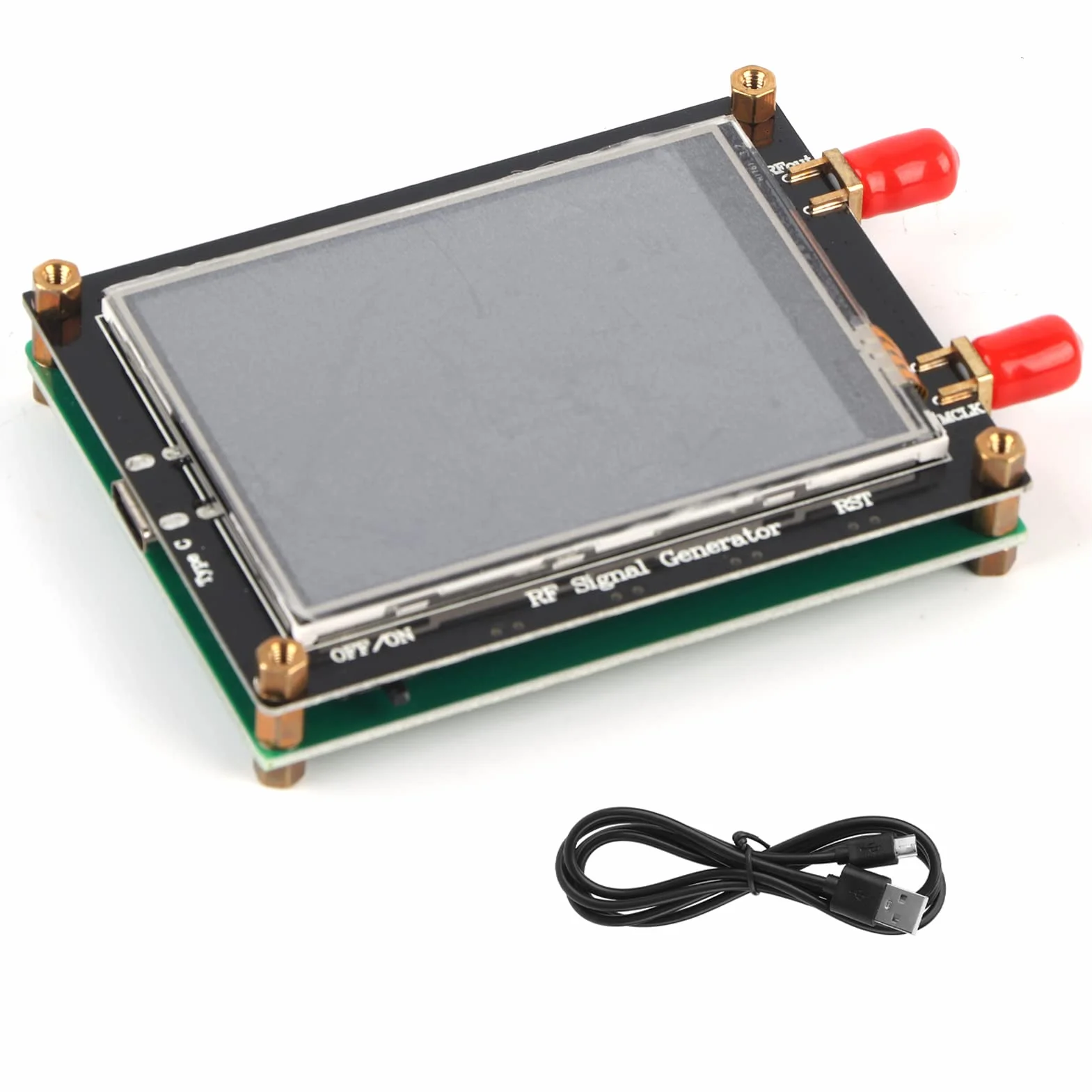 Dioche MAX2870 Moduł źródła sygnału RF, wysoka stabilność, niska częstotliwość szumów 23,5 MHz - 6000 MHz, sterowanie ekranem dotykowym, podwójny tryb pracy, temperatura -40°C do