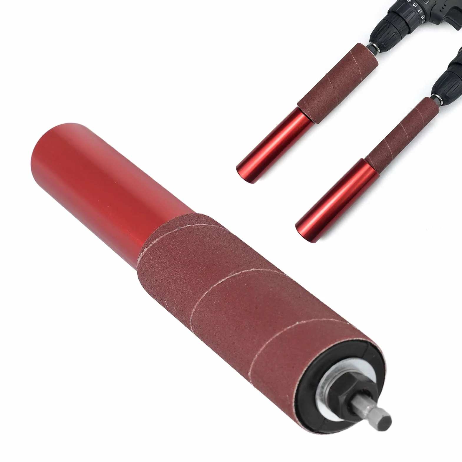 Zestaw bębna do szlifowania tlenku aluminium, adapter bębna szlifierskiego do wiertarki, szlifierka do paznokci dla psów, odpowiedni do narzędzi obrotowych