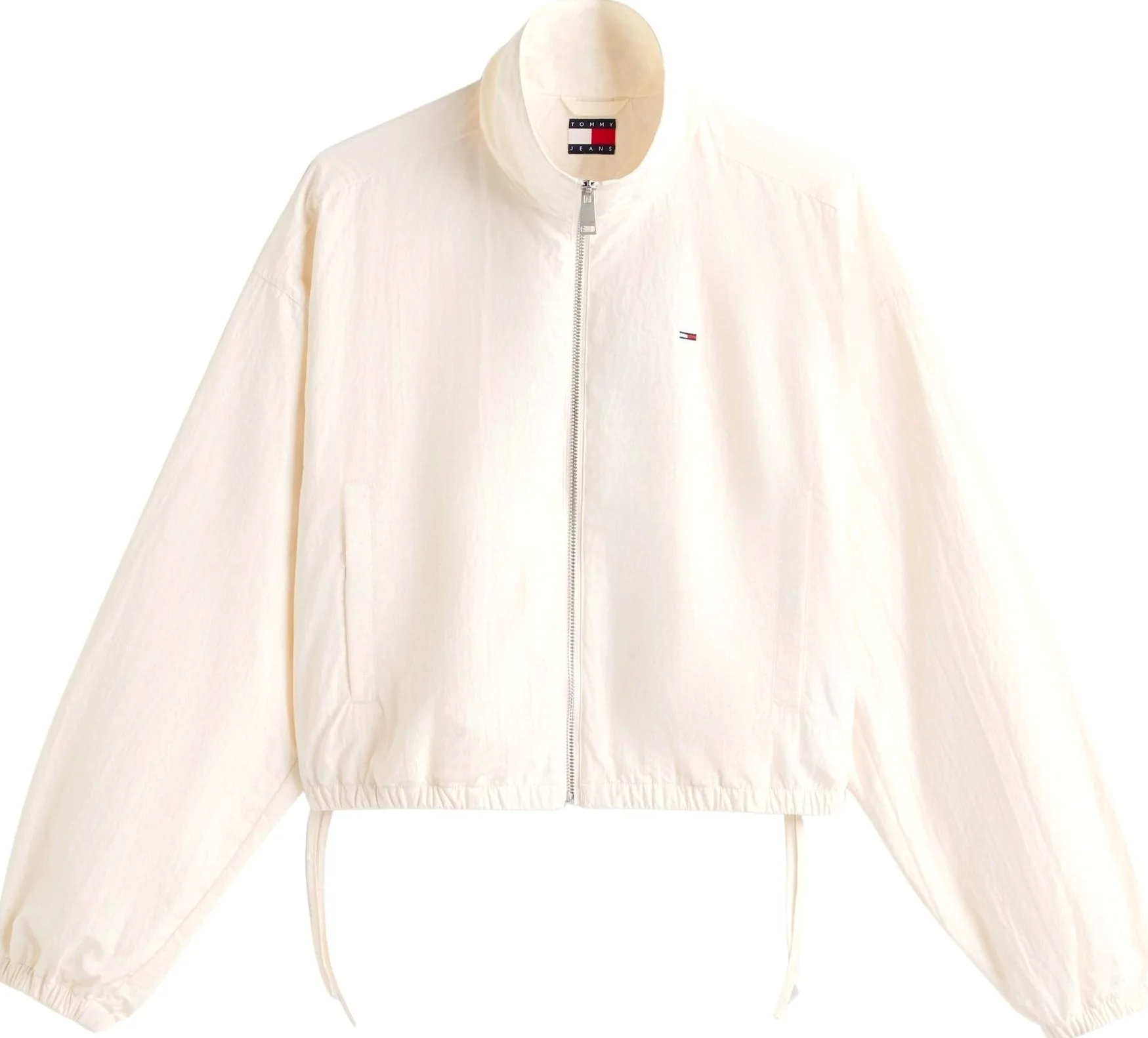 Tommy Jeans Damska kurtka Tjw Tie Side z wysokim dekoltem DW0DW22325 Inne kurtki, BIAŁA (starożytna biała), M