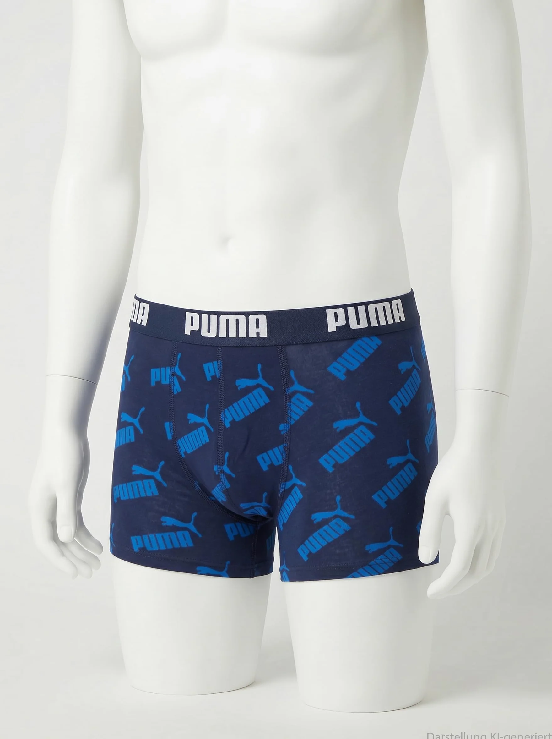 PUMA Bokserki chłopięce (5 sztuk), Niebieski Combo, 146-152