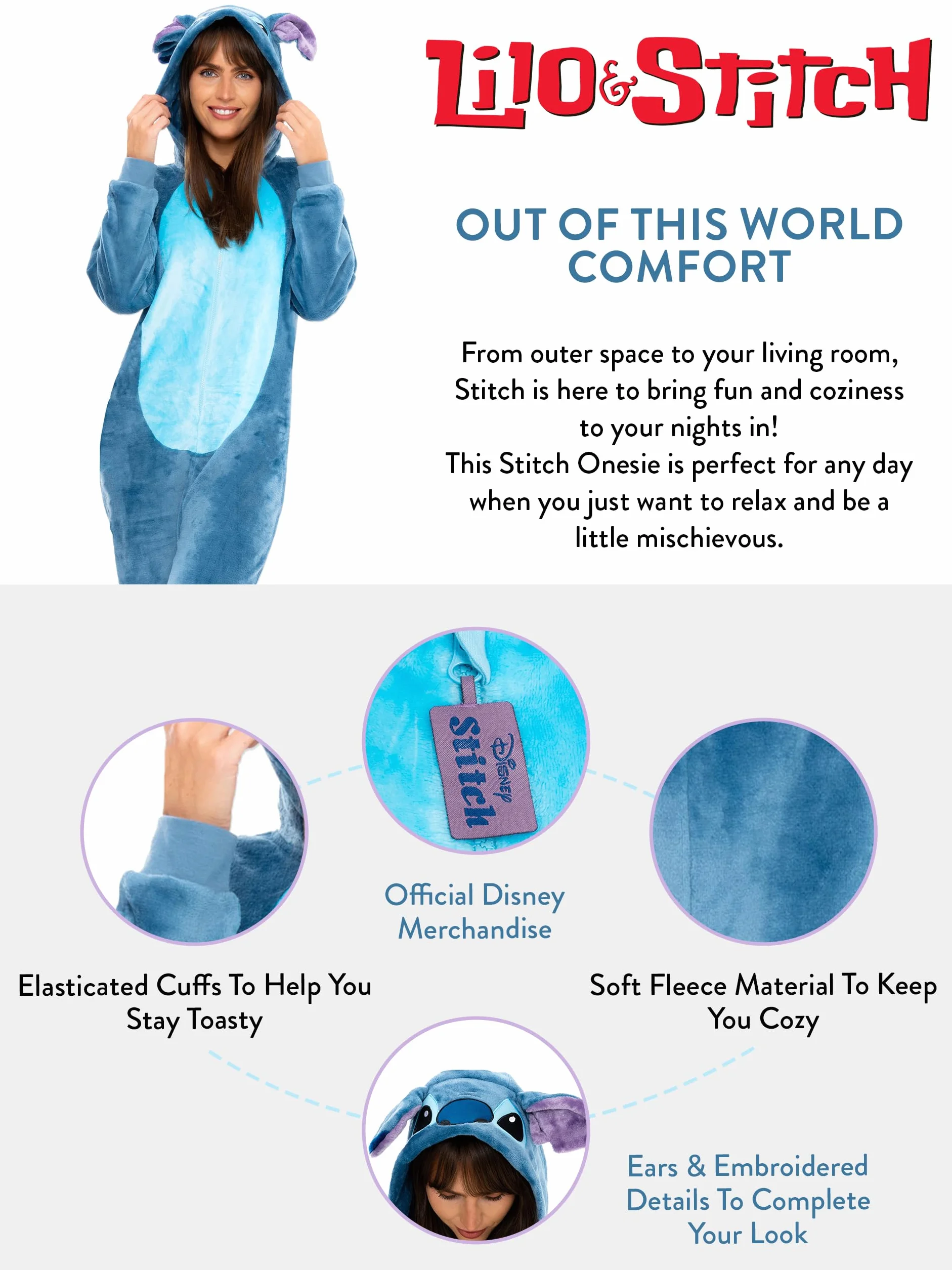 Disney Kobiety Onesie Lilo & Stitch