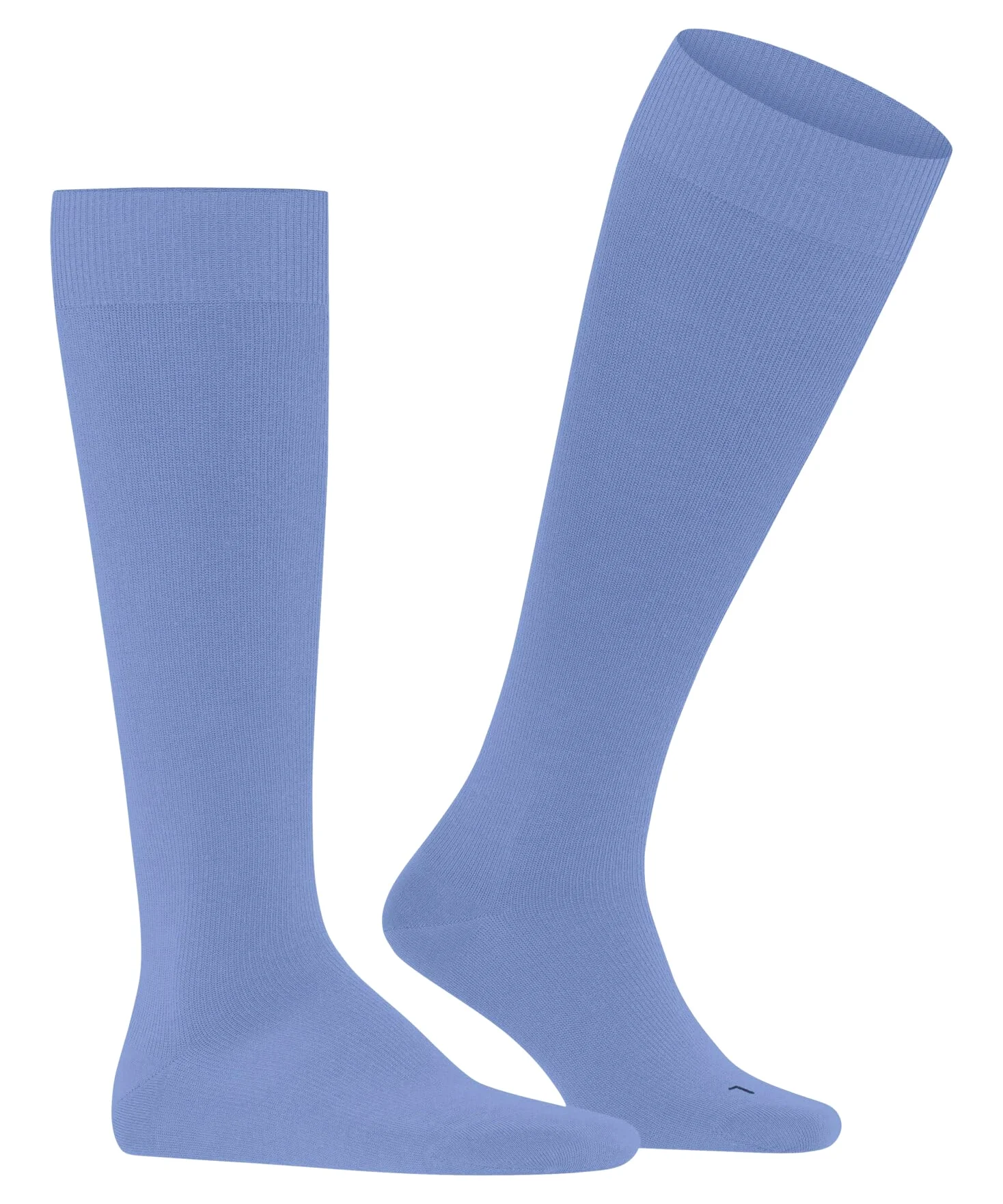 FALKE Mężczyźni Podkolanówki Energizing Wool M Kh Wełna Merynosa kompresyjne 1 Para, Niebieski Cornflower Blue 6554, 39-40