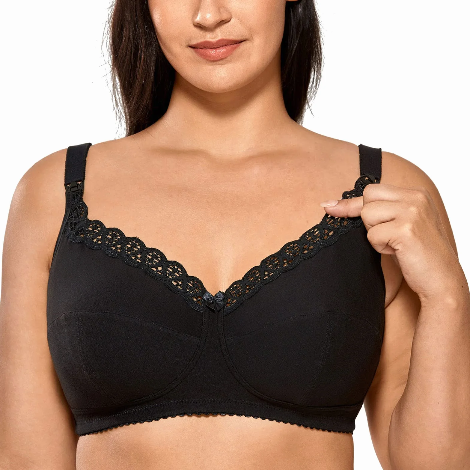 Gratlin Damski Biustonosz Do Karmienia Plus Size Bezprzewodowe Ciążowe