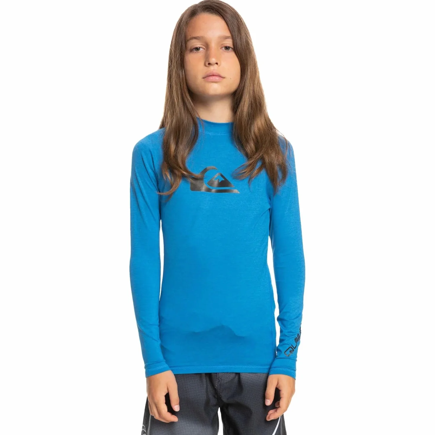 Quiksilver Kamizelka rash z długim rękawem UPF 50 All TIME Boys 8-16 niebieska S/10