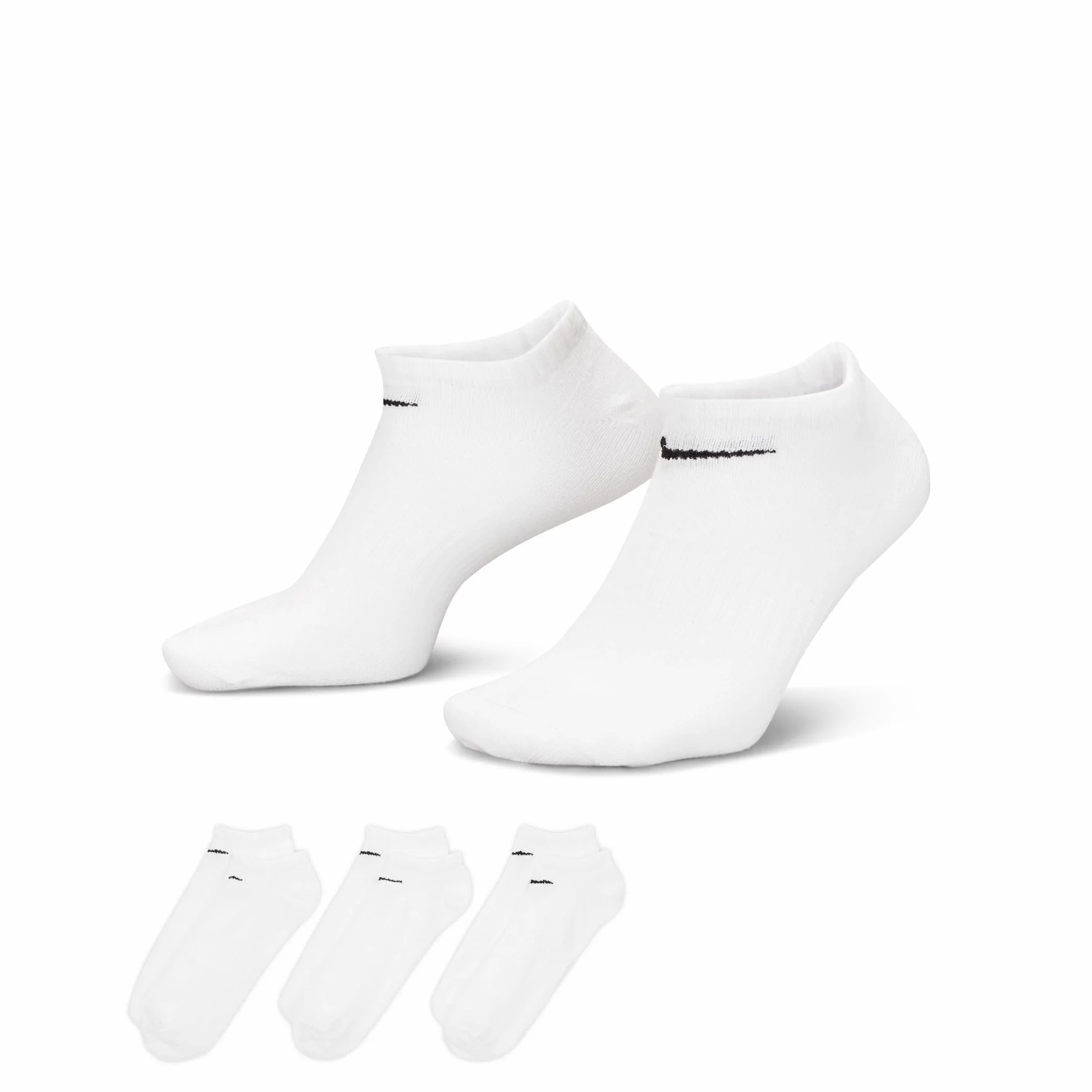 Nike Mężczyźni Value No Show Skarpety, Biały, M