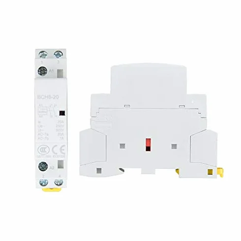 Stycznik AC, 2P 20A Stycznik AC 35mm Montaż na szynie DIN 2NO 24V 220V / 230V (220V / 230V)