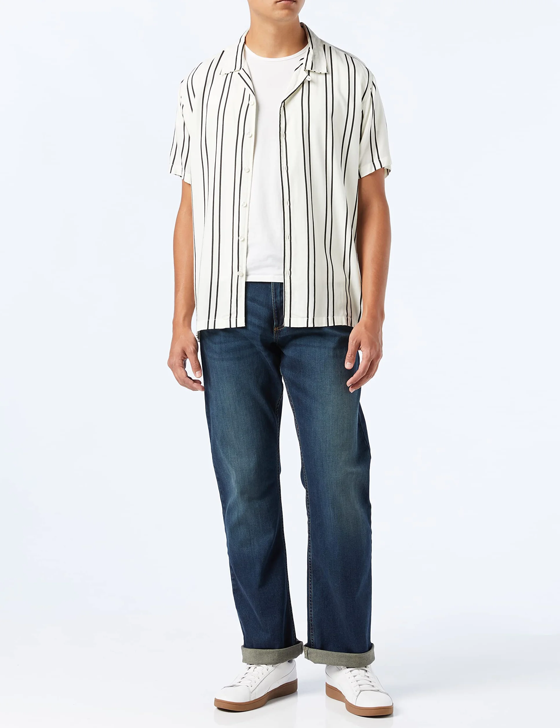 Wrangler Authentics Premium Relaxed Fit Boot Cut Jean - Jeansy Mężczyźni