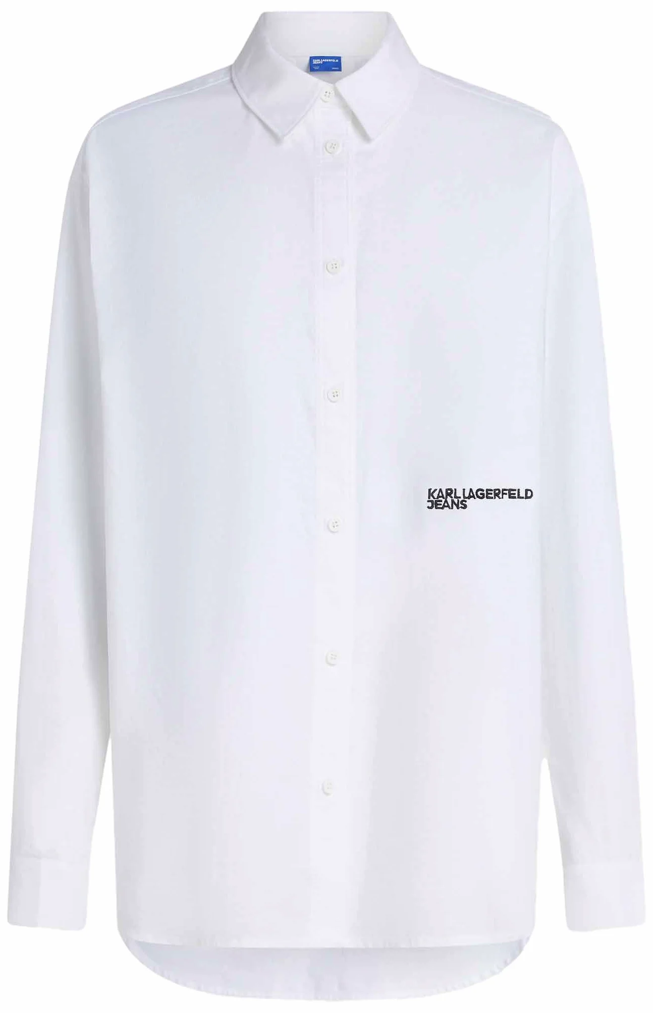 Karl Lagerfeld Jeans, Damskie, Bluzka Oxford, Luźny Krój