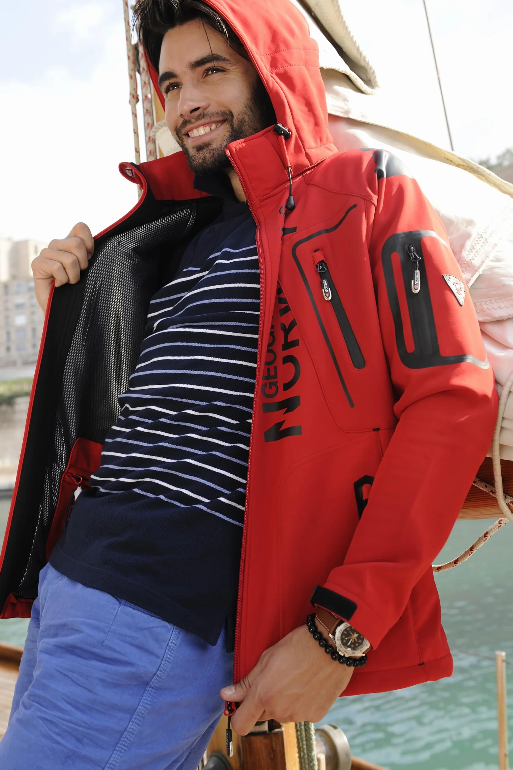 Geographical Norway Kurtka Mężczyźni Techno