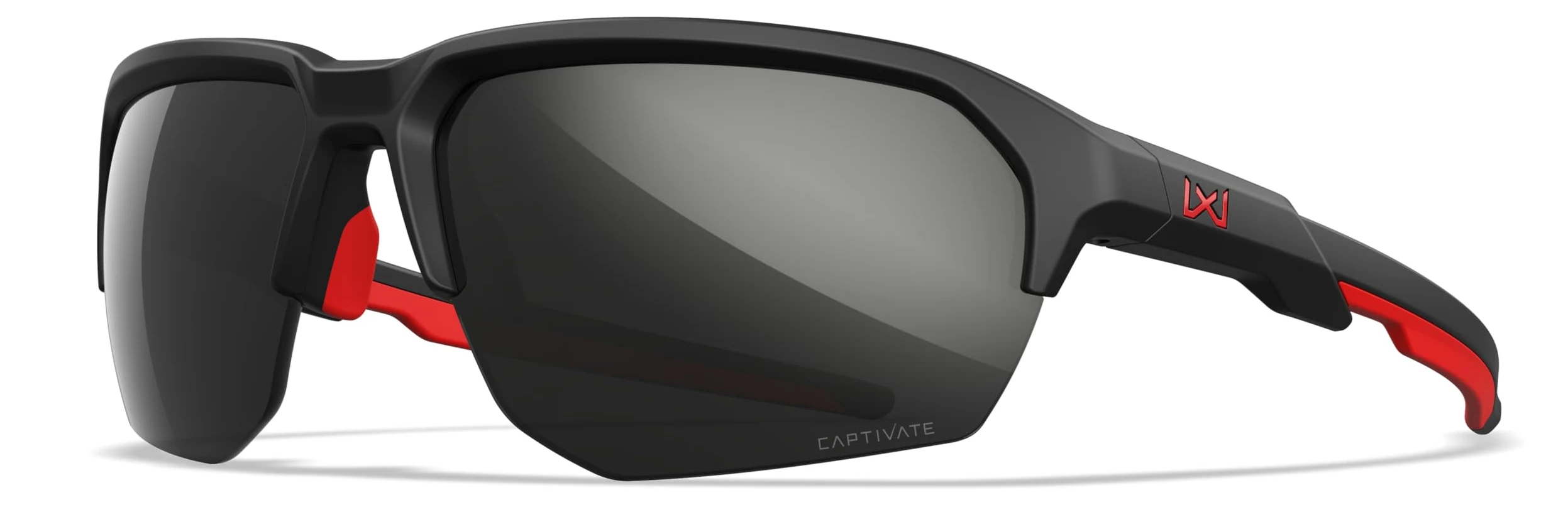 Wiley X JAKL Balistyczne okulary przeciwsłoneczne, okulary ochronne dla mężczyzn i kobiet, ochrona oczu przed promieniowaniem UV do fotografowania i na zewnątrz (czarna matowa czarna gumowa oprawka z