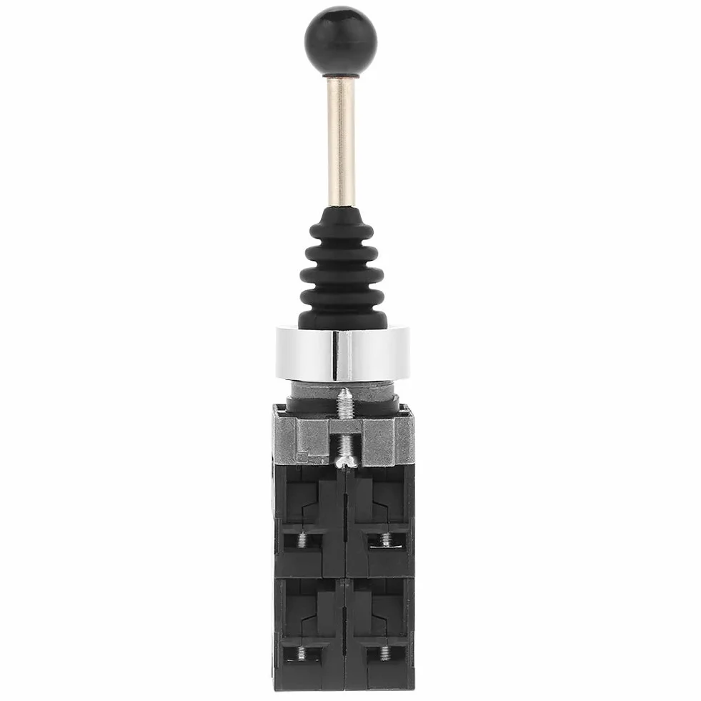 Joystick Switch, kontroler Joy Stick 4-pozycyjny sprężynowy przełącznik zwrotny wymiana przełączników przemysłowych czarny