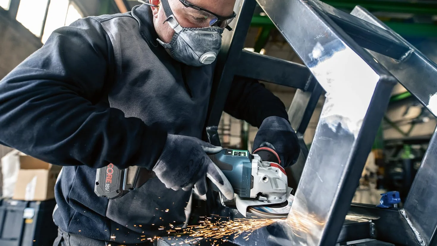 Bosch 1x Tarcza listkowa PRO Metal X571, wersja kątowa do mechanizmu X-Lock (do Stal, Stal nierdzewna, Ø 125 mm, Ziarnistość 120, Professional Akcesoria Mała szlifierka kątowa)