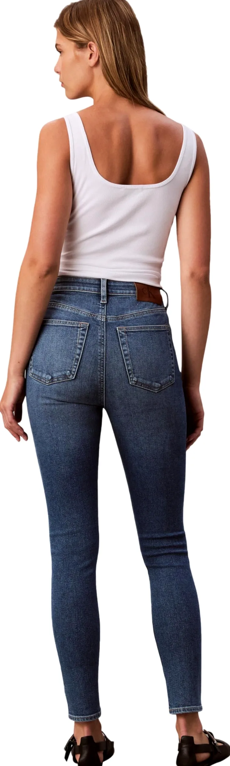 Calvin Klein High Rise Skinny Vintage Avenue - Dżins Kobiety