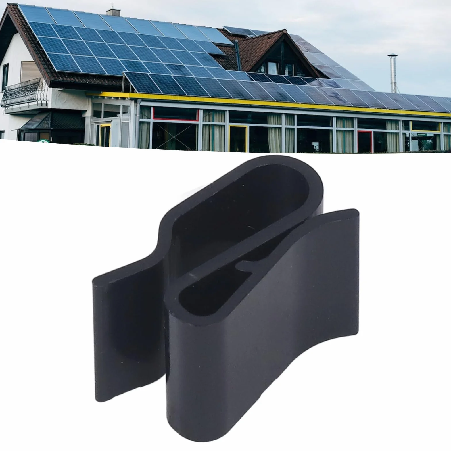 Klipsy do Kabli Paneli Słonecznych, 100 szt., PA66, Zarządzanie Przewodami PV, 6-6.5mm