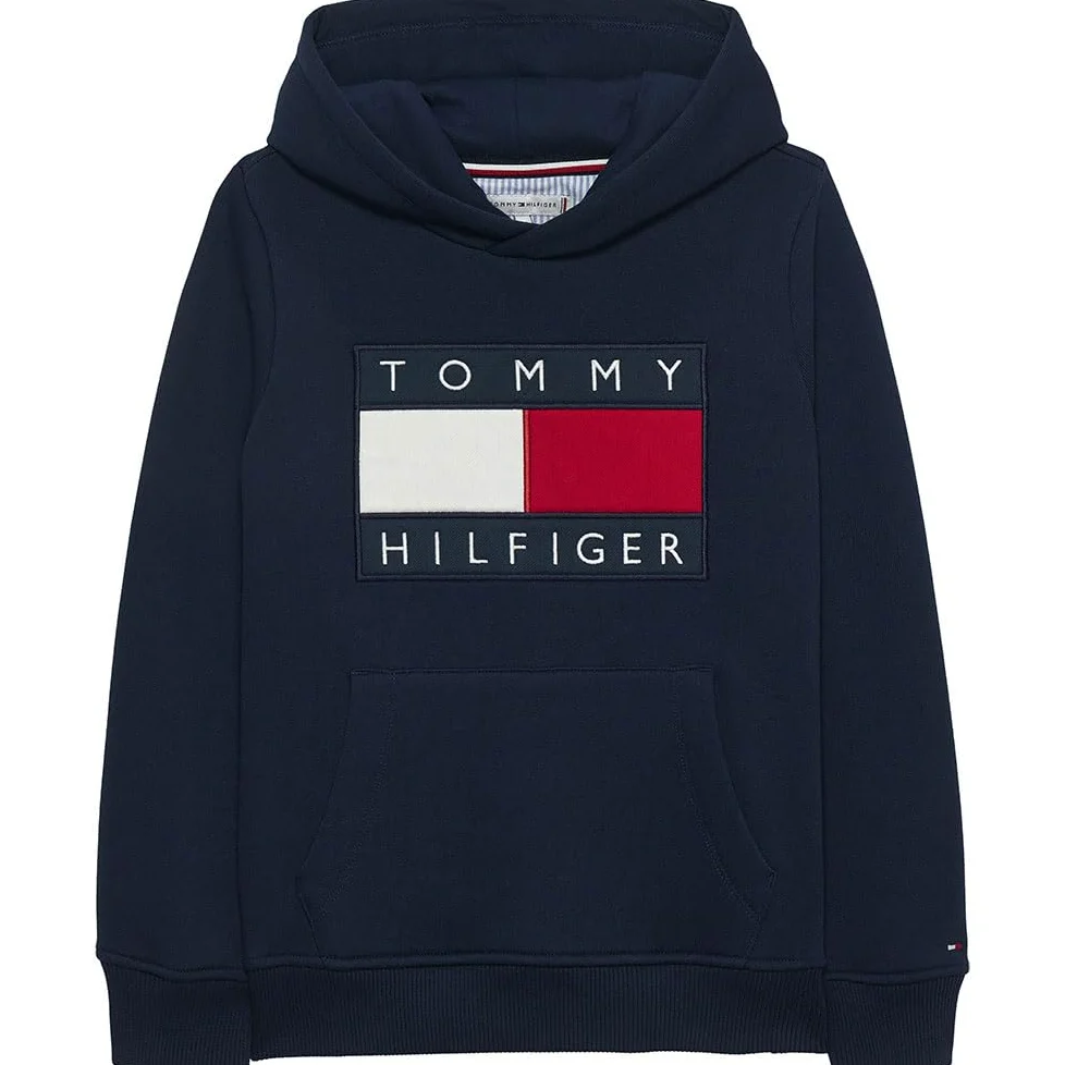 Tommy Hilfiger Bluza chłopięca granatowa
