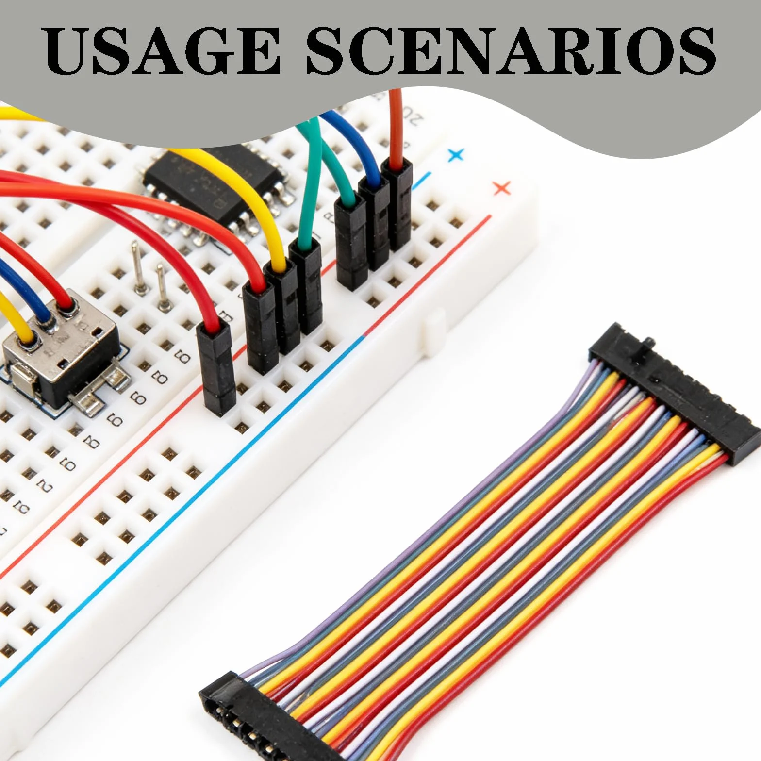 3 SZTUK 20 CM Kabel, męski do żeńskiego męskiego do męskiego do żeńskiego zworka Mehrfarbige Wire Zestaw kabli z drutem Ribbon Kable Dupont dla Raspberry Pi Elektronikprojekte